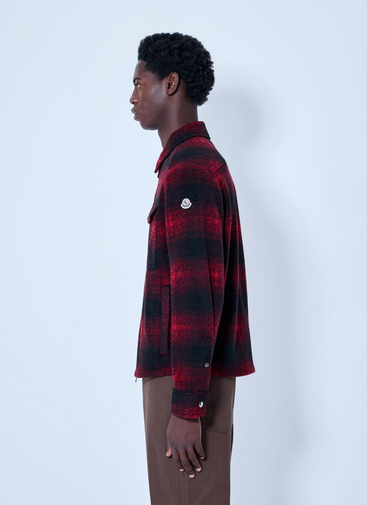 Moncler Men Checked Zip-Front Jacket MONCLER