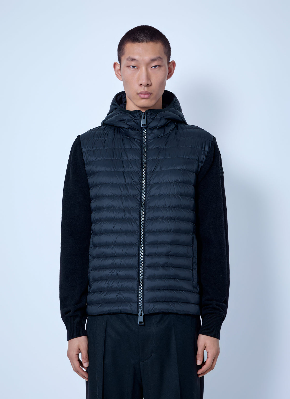 Moncler Men Padded Cashmere Blend Cardigan MONCLER