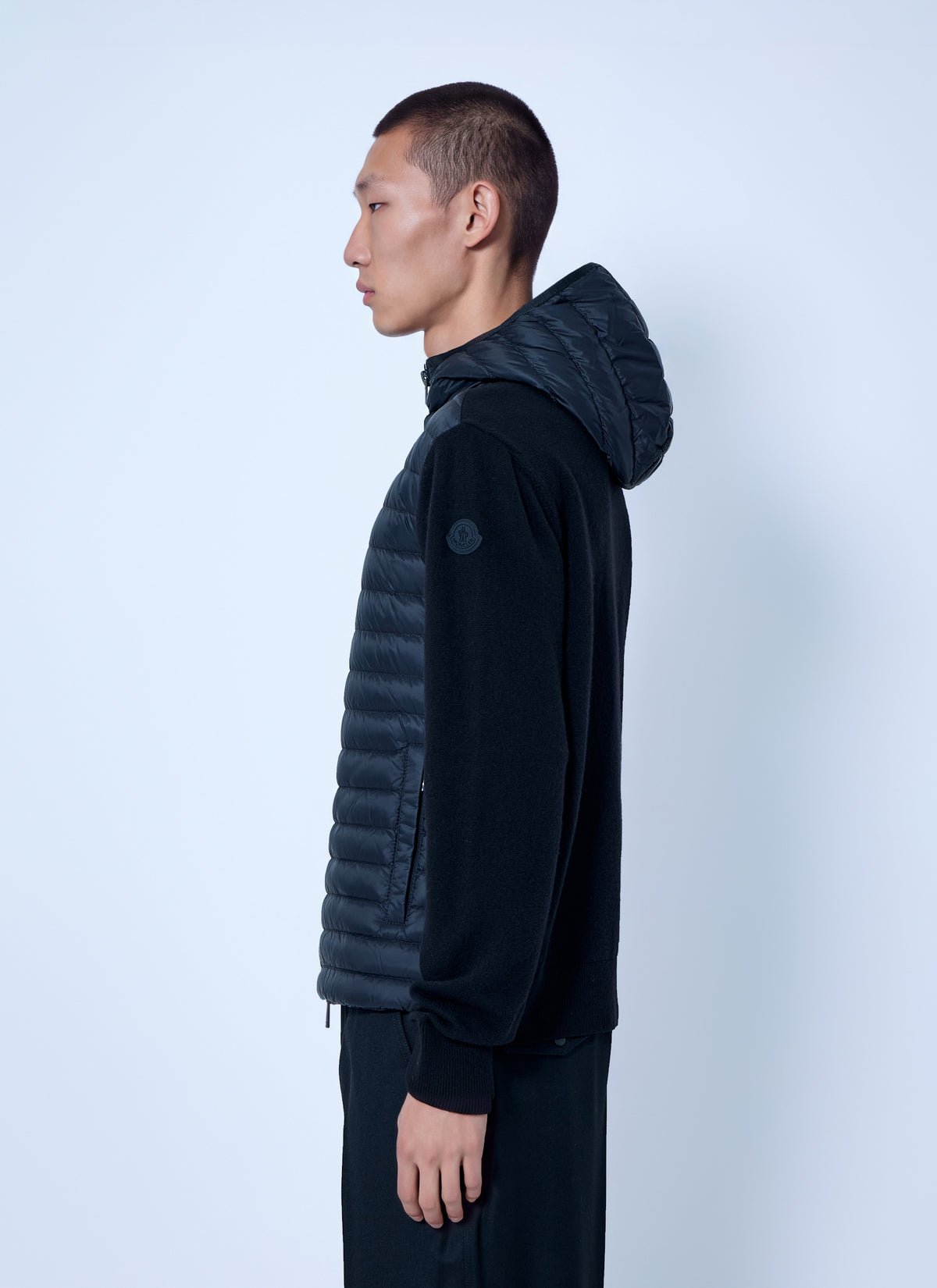 Moncler Men Padded Cashmere Blend Cardigan MONCLER