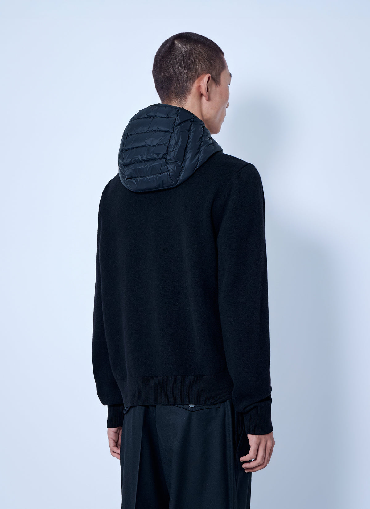 Moncler Men Padded Cashmere Blend Cardigan MONCLER