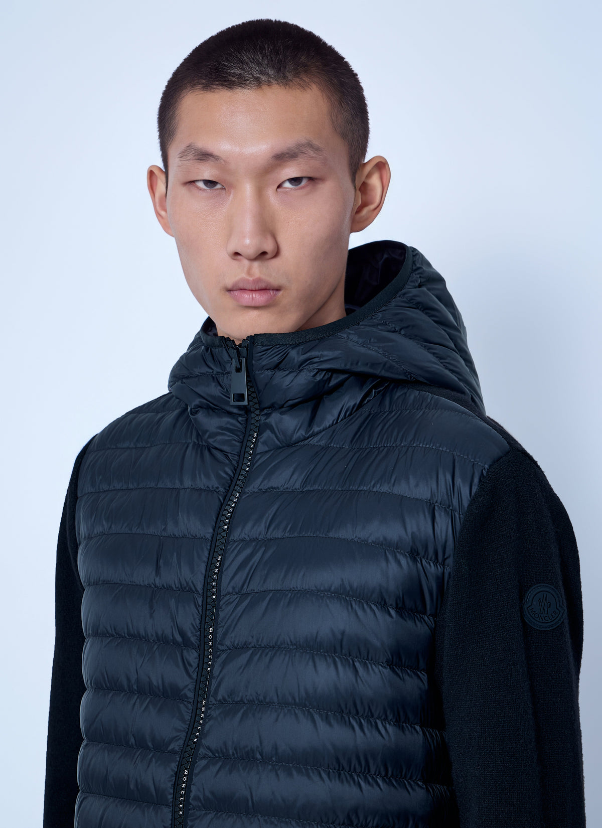 Moncler Men Padded Cashmere Blend Cardigan MONCLER