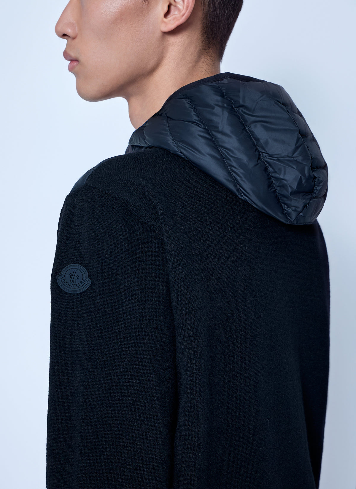 Moncler Men Padded Cashmere Blend Cardigan MONCLER