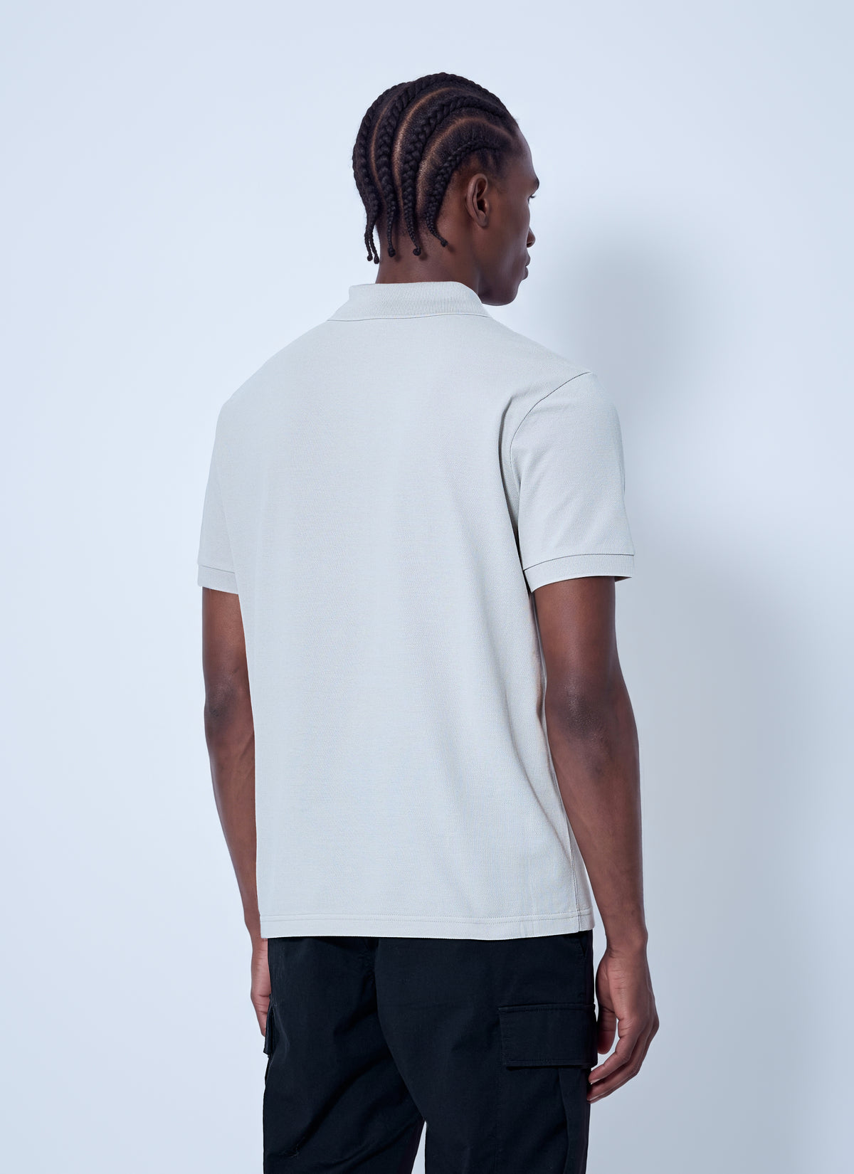 Moncler Men Polo Shirt With Sleeve Logo Patch MONCLER