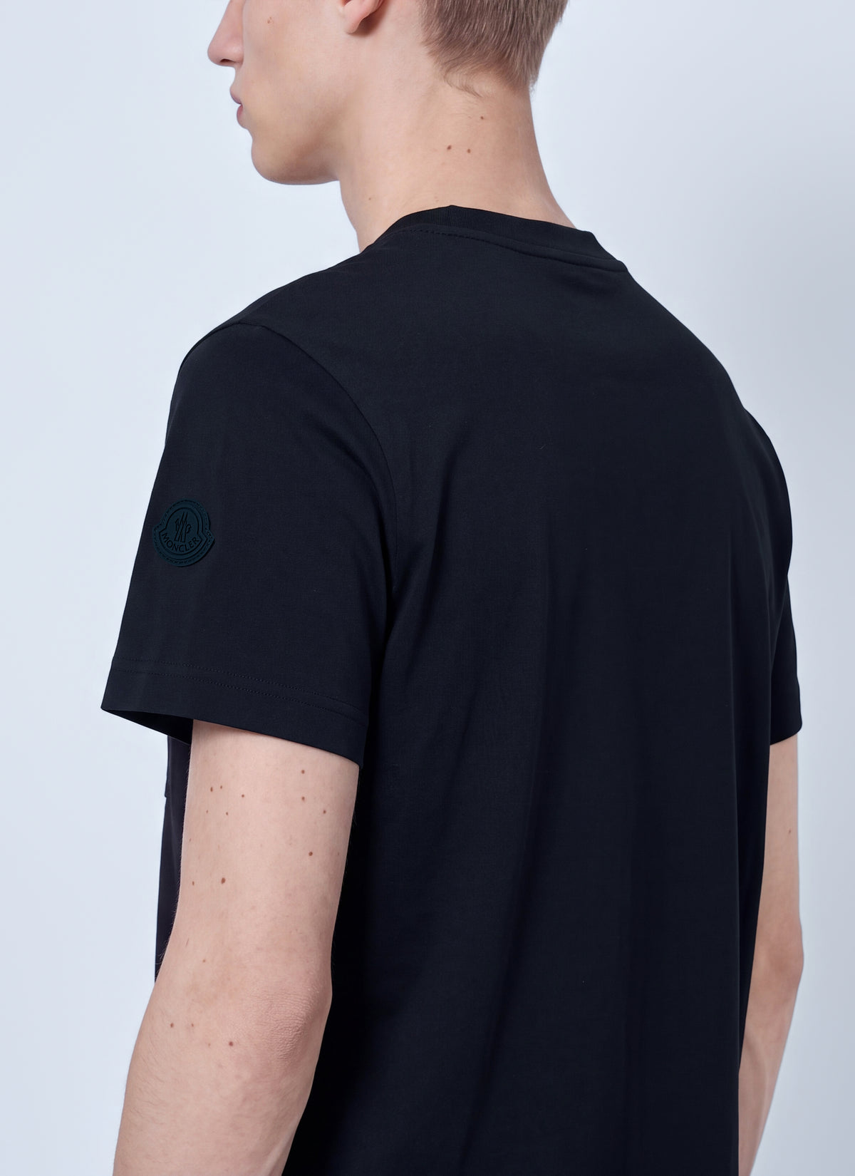 Moncler Men Logo Cotton Jersey T-Shirt MONCLER