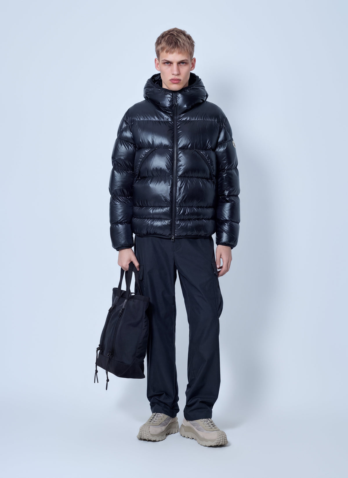 Moncler Men Anapo Hooded Mid-Length Down Jacket MONCLER