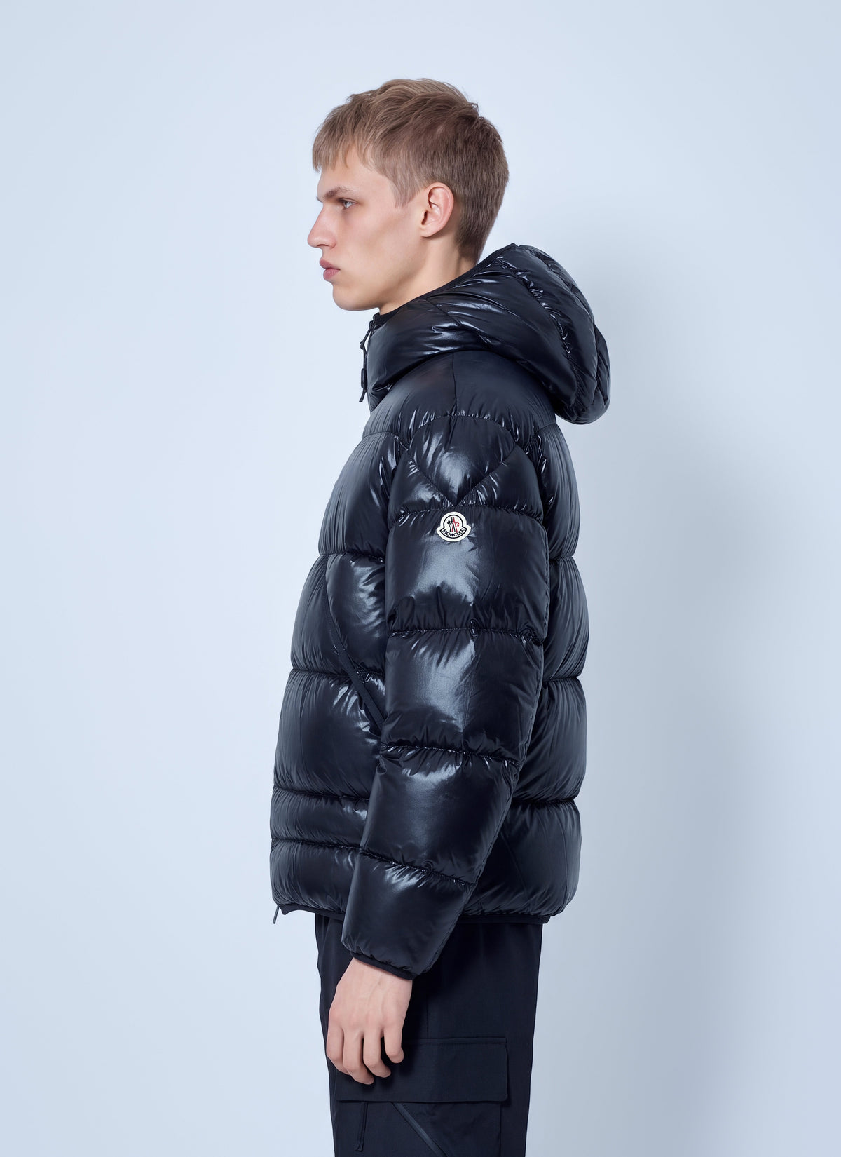 Moncler Men Anapo Hooded Mid-Length Down Jacket MONCLER