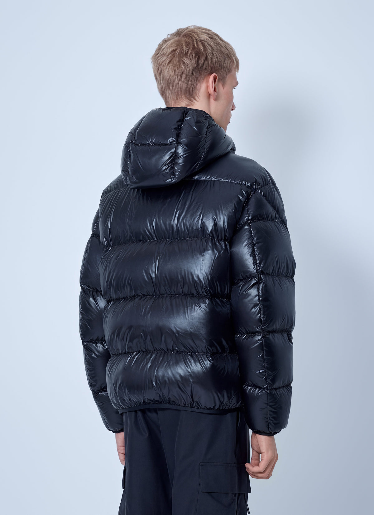 Moncler Men Anapo Hooded Mid-Length Down Jacket MONCLER