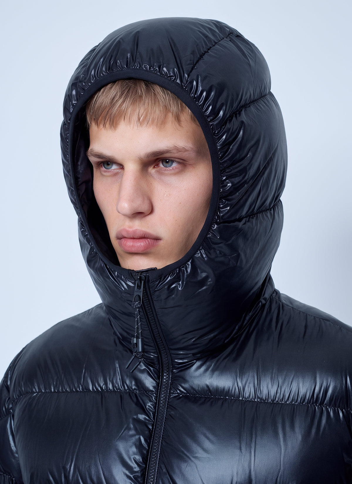 Moncler Men Anapo Hooded Mid-Length Down Jacket MONCLER