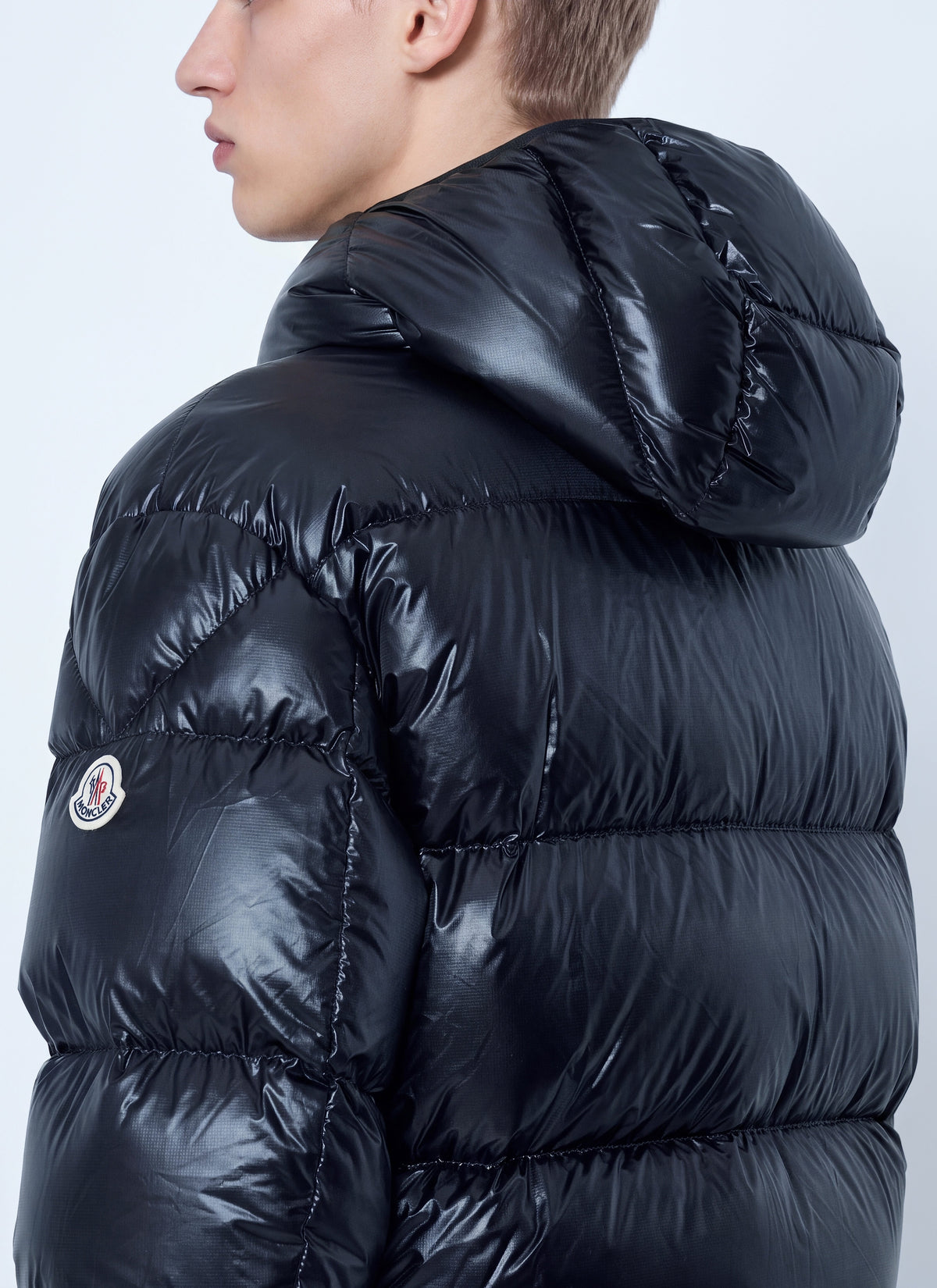 Moncler Men Anapo Hooded Mid-Length Down Jacket MONCLER