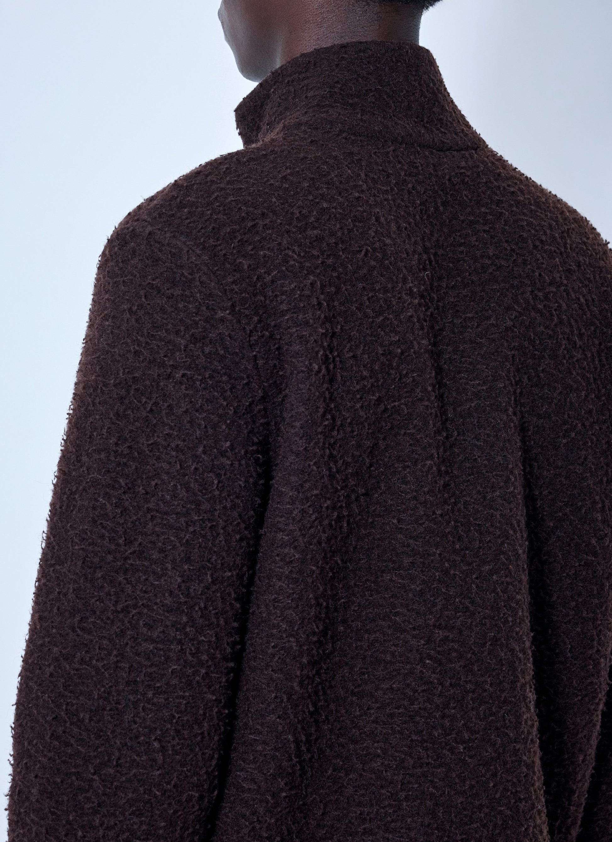 Moncler Men Fleece Pullover With Snap Fastening MONCLER