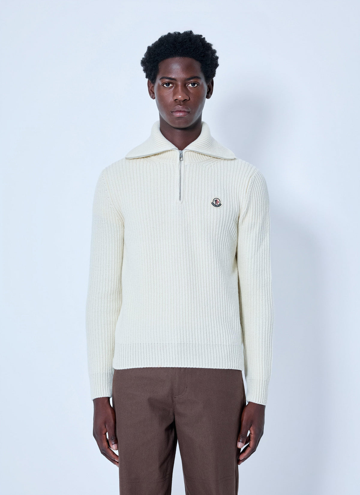 Moncler Men Ribbed Cotton Sweater MONCLER