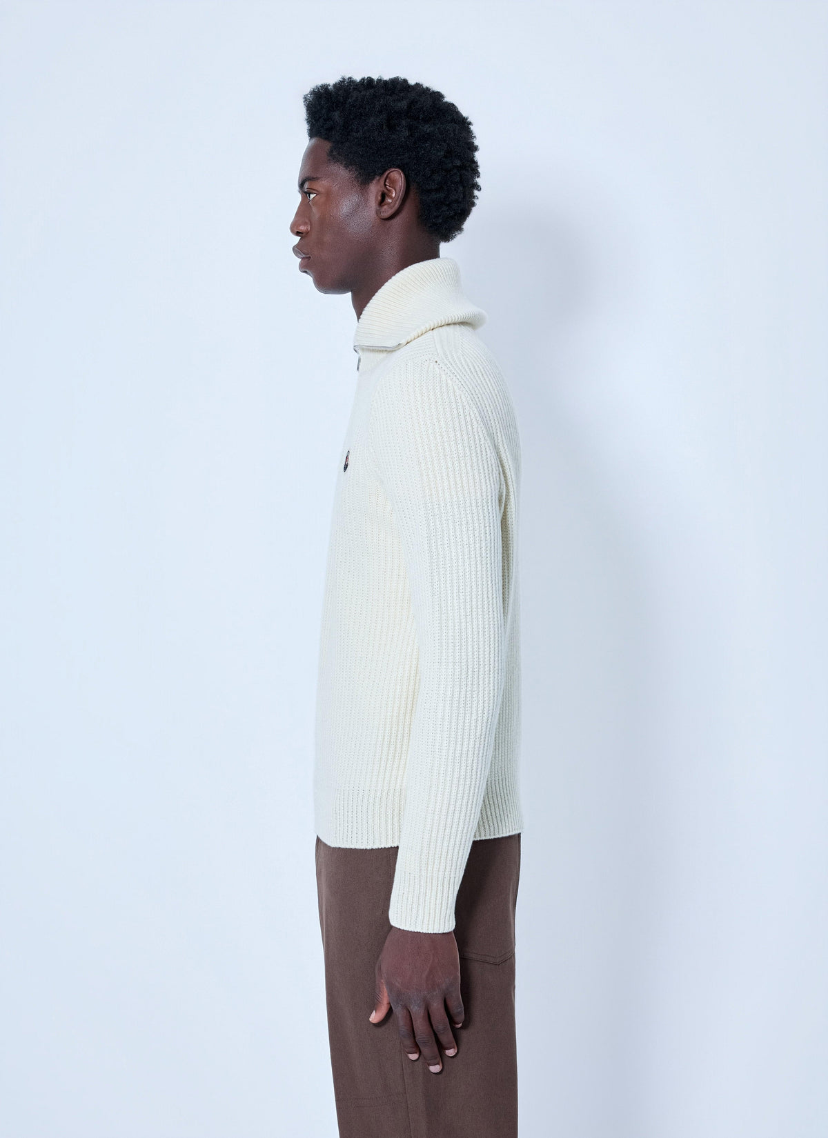 Moncler Men Ribbed Cotton Sweater MONCLER