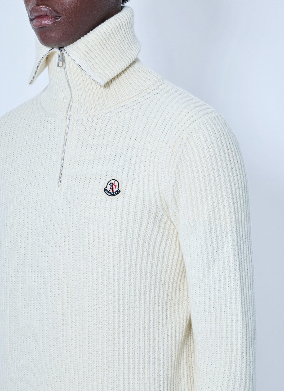Moncler Men Ribbed Cotton Sweater MONCLER