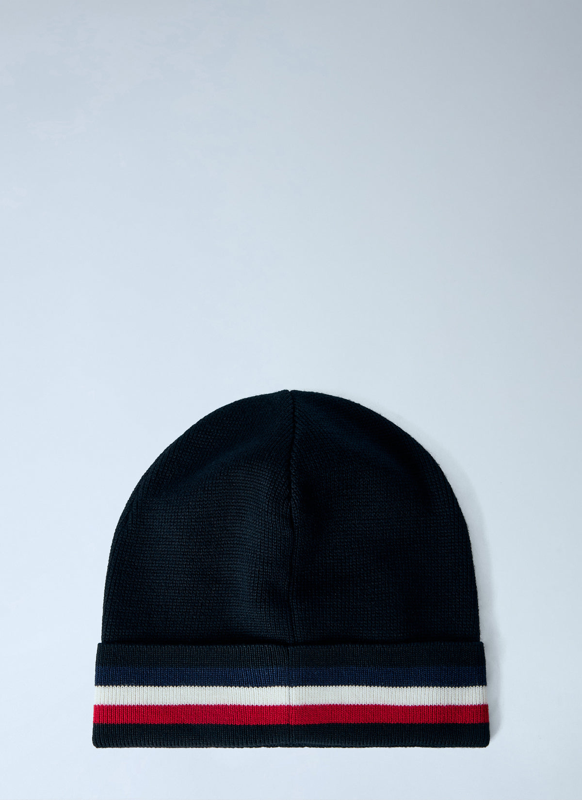 Moncler Men Logo Patch Knit Beanie MONCLER