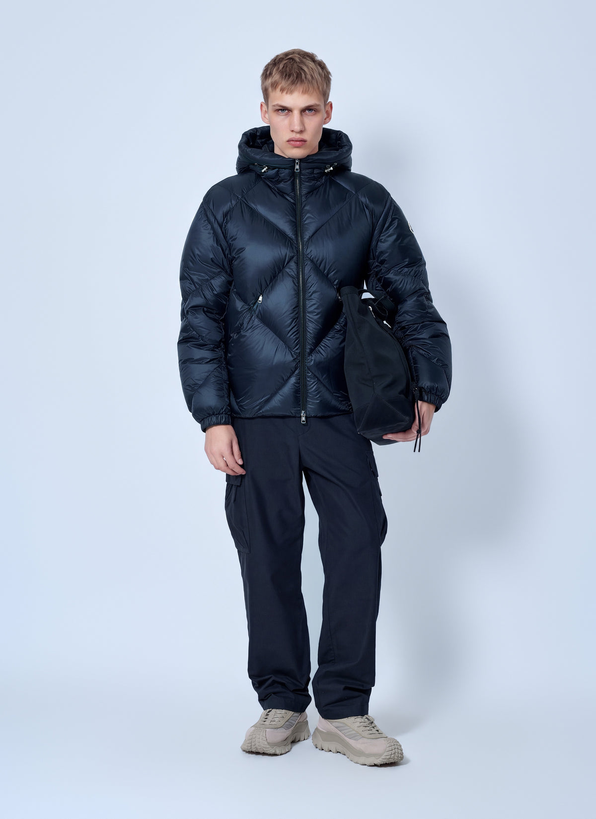 Moncler Men Valclaire Hooded Diamond-Quilted Down Jacket MONCLER