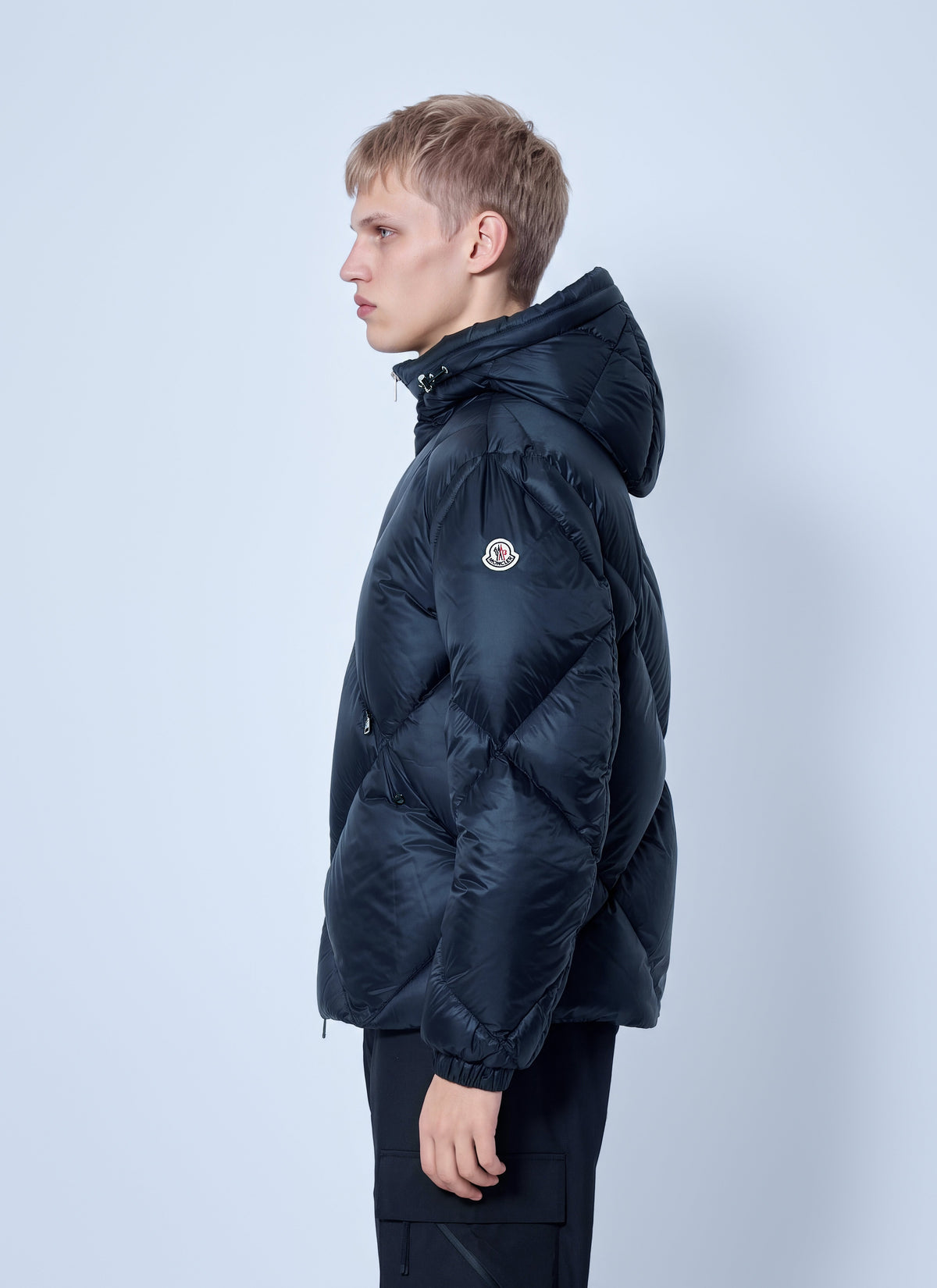 Moncler Men Valclaire Hooded Diamond-Quilted Down Jacket MONCLER