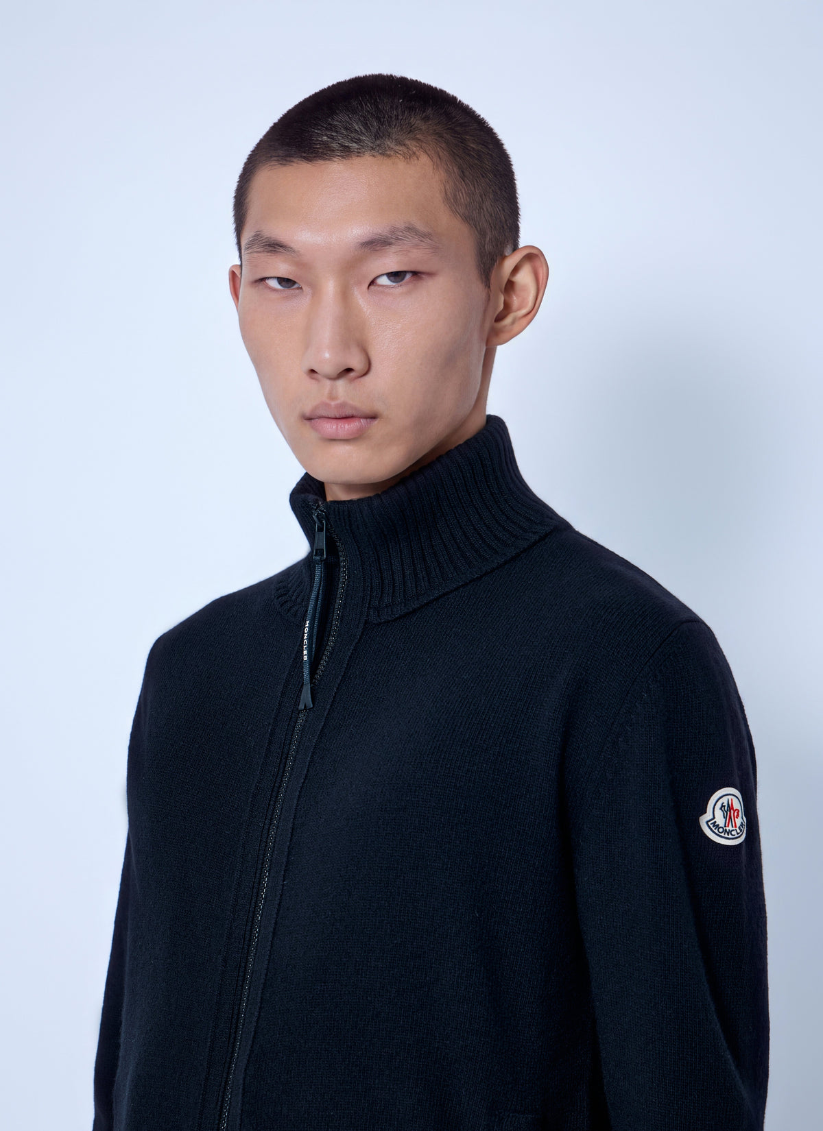Moncler Men Cashmere & Wool Zip-Up Cardigan MONCLER
