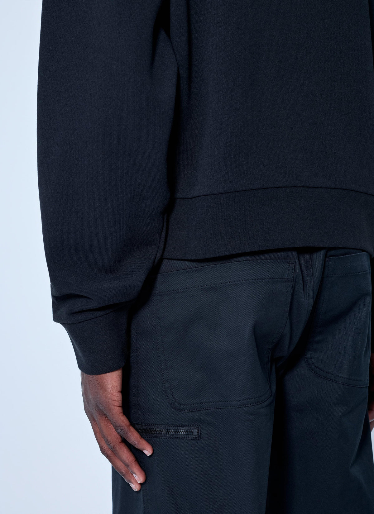 Moncler Men Half-Zip Sweatshirt With Logo Patch MONCLER