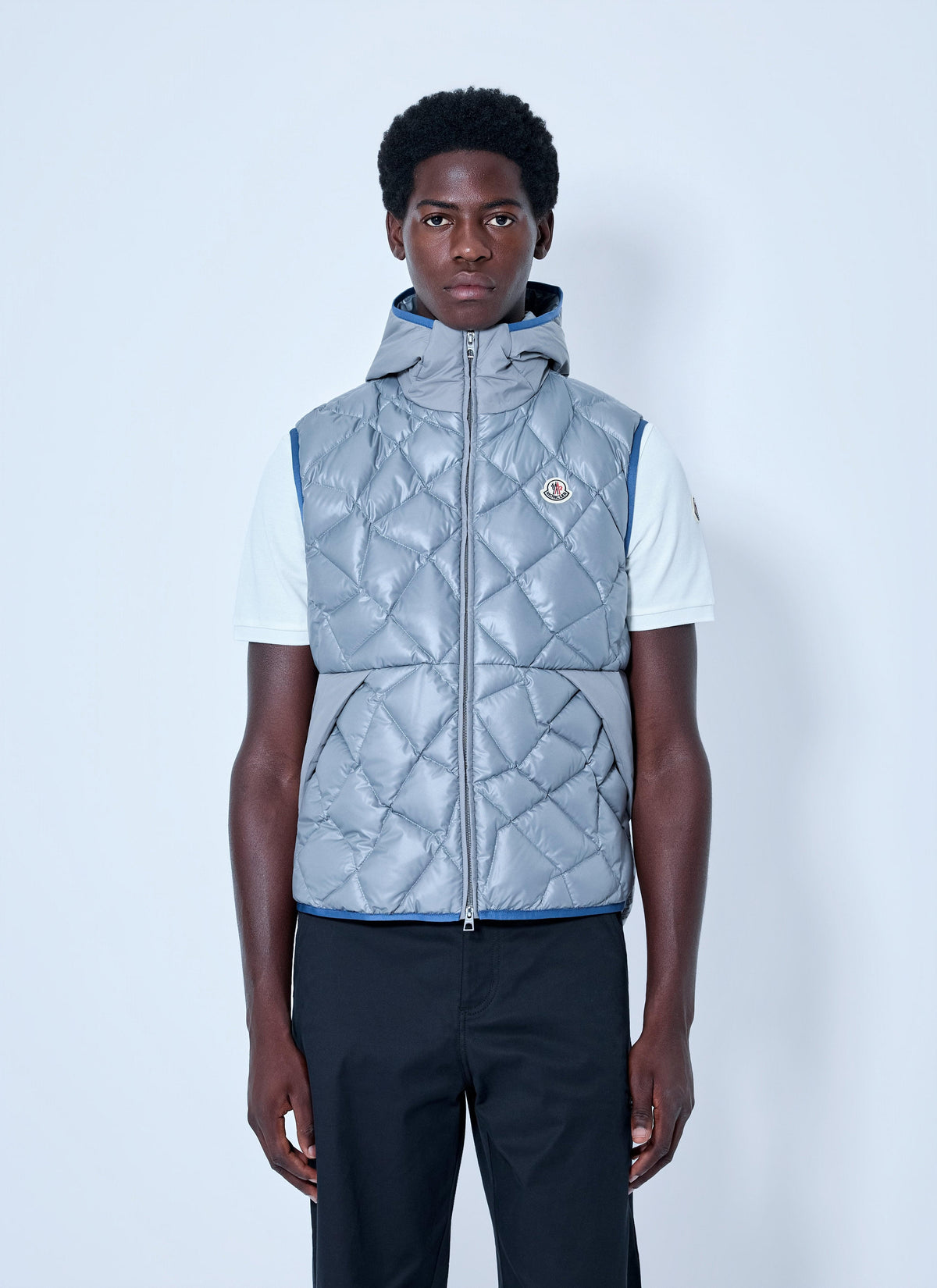 Moncler Men Quilted Hooded Vest MONCLER