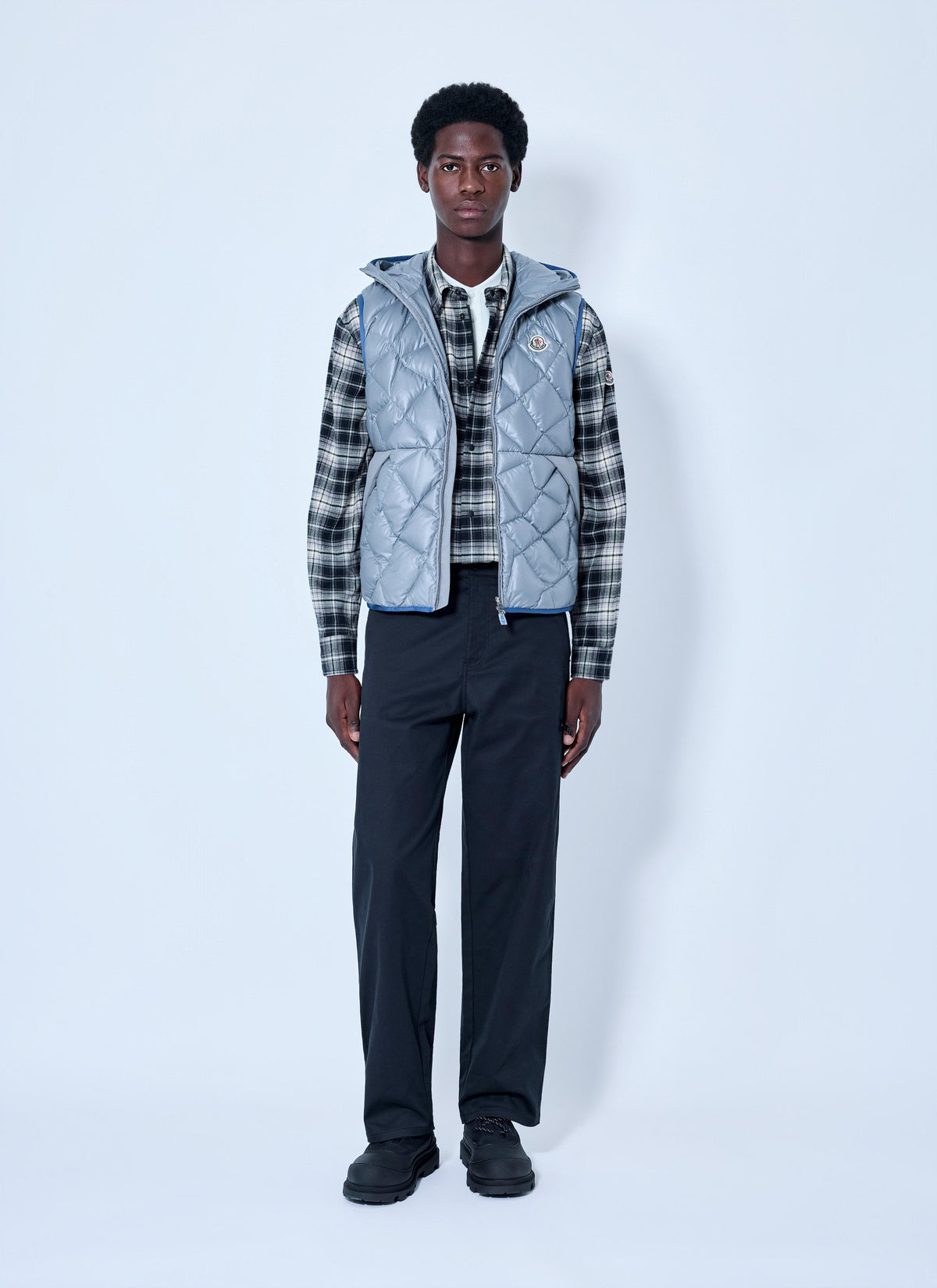 Moncler Men Quilted Hooded Vest MONCLER