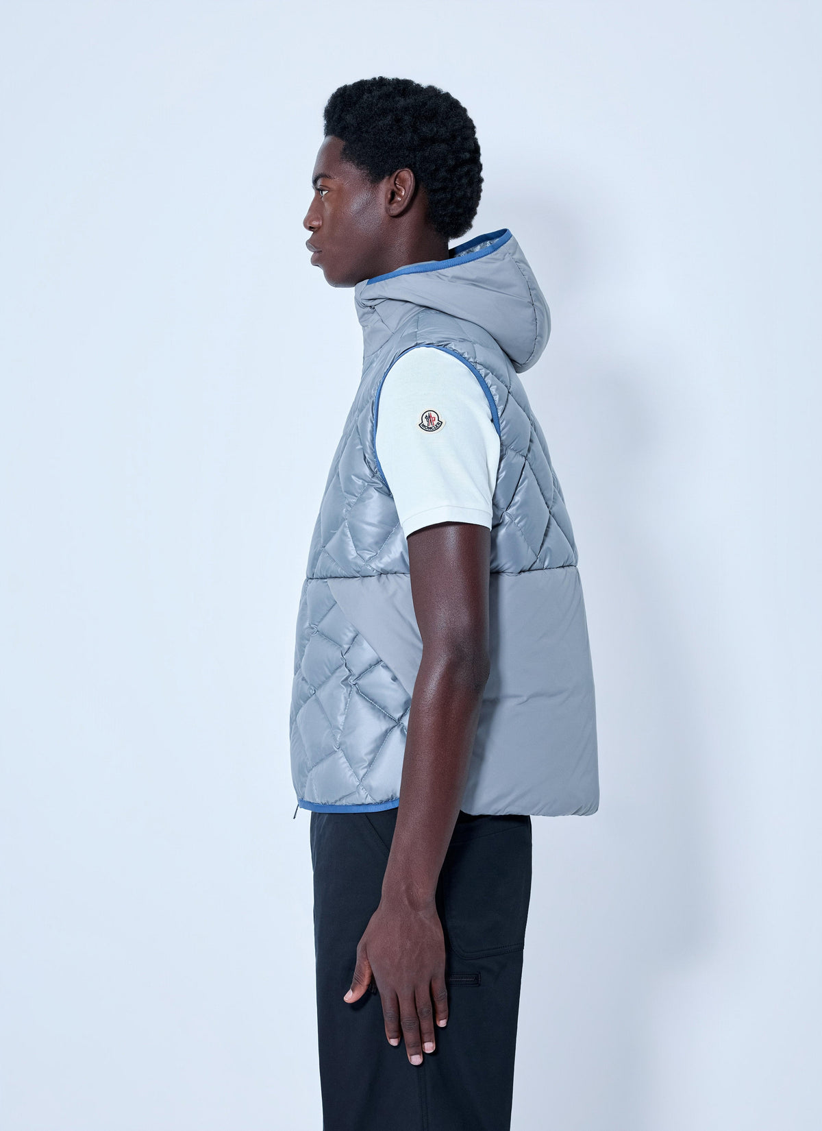 Moncler Men Quilted Hooded Vest MONCLER