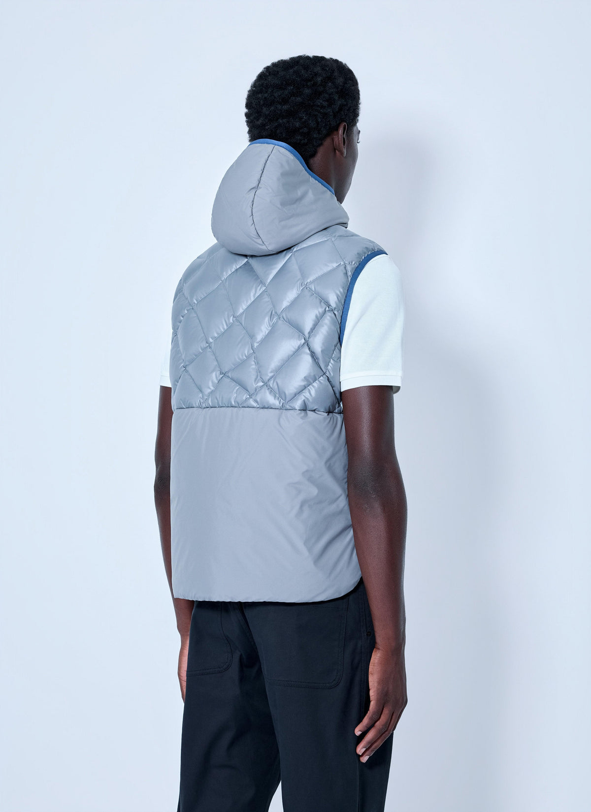 Moncler Men Quilted Hooded Vest MONCLER