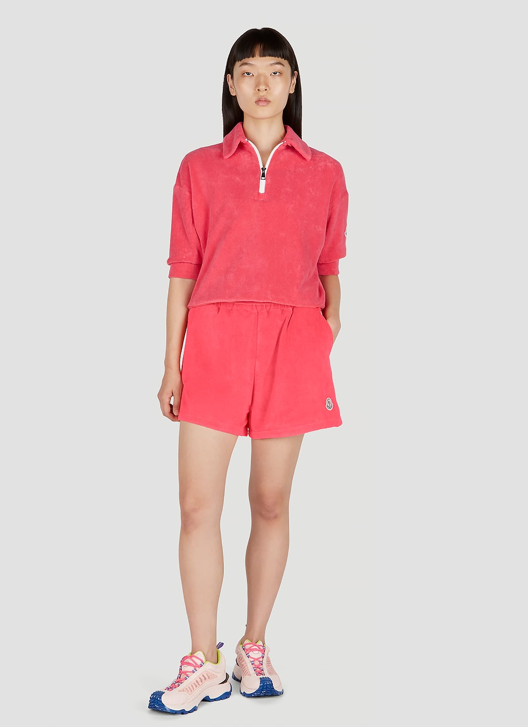 Moncler Women Terry Towelling Track Shorts MONCLER