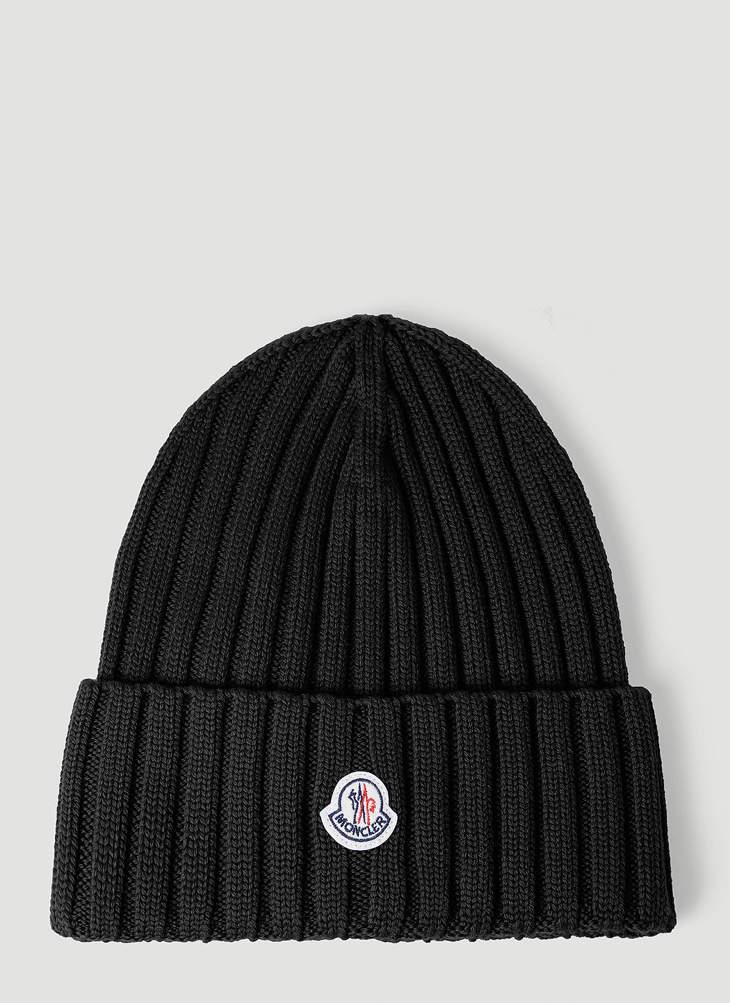 Moncler Women Logo Patch Beanie Hat MONCLER