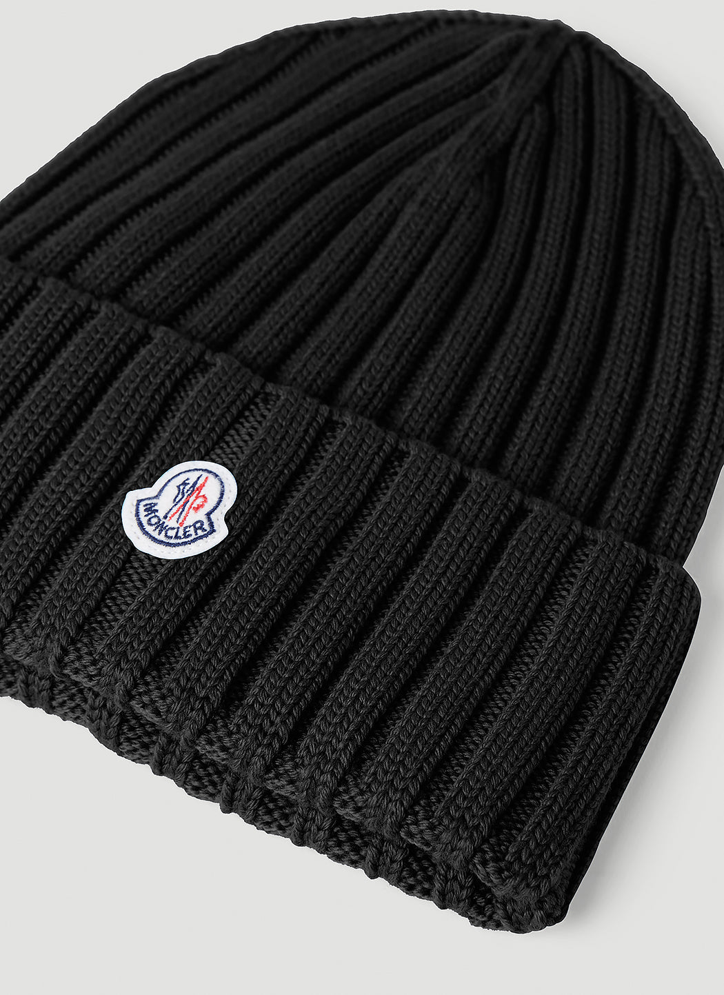 Moncler Women Logo Patch Beanie Hat MONCLER