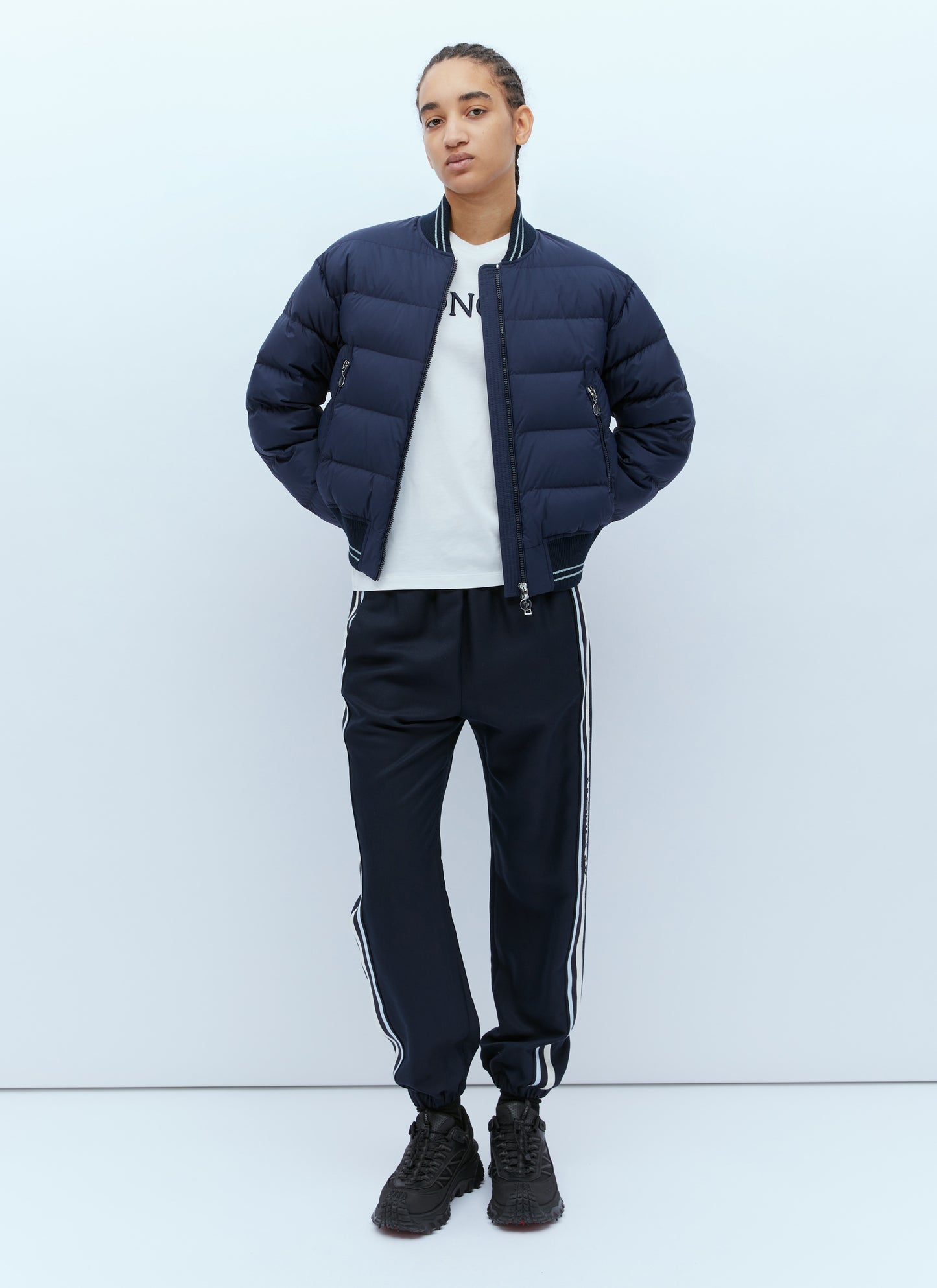 Moncler Women Logo Embroidery Track Pants MONCLER