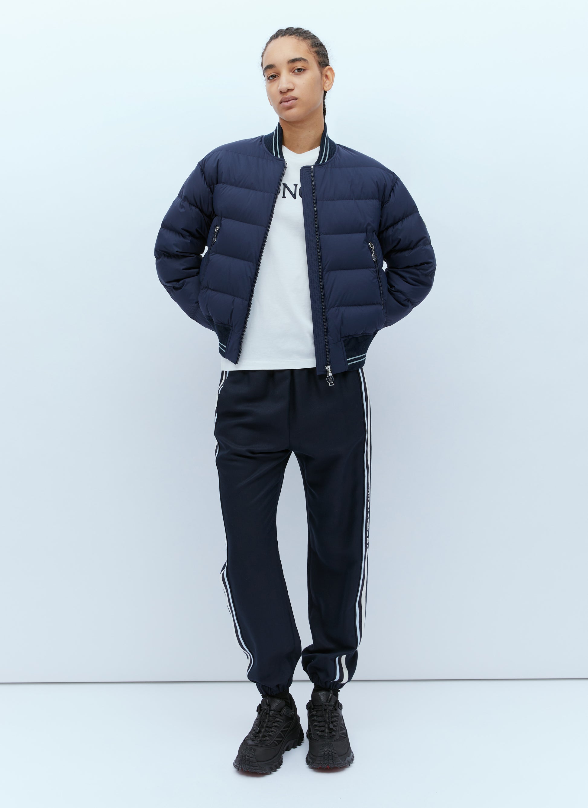 Moncler Women Logo Embroidery Track Pants MONCLER