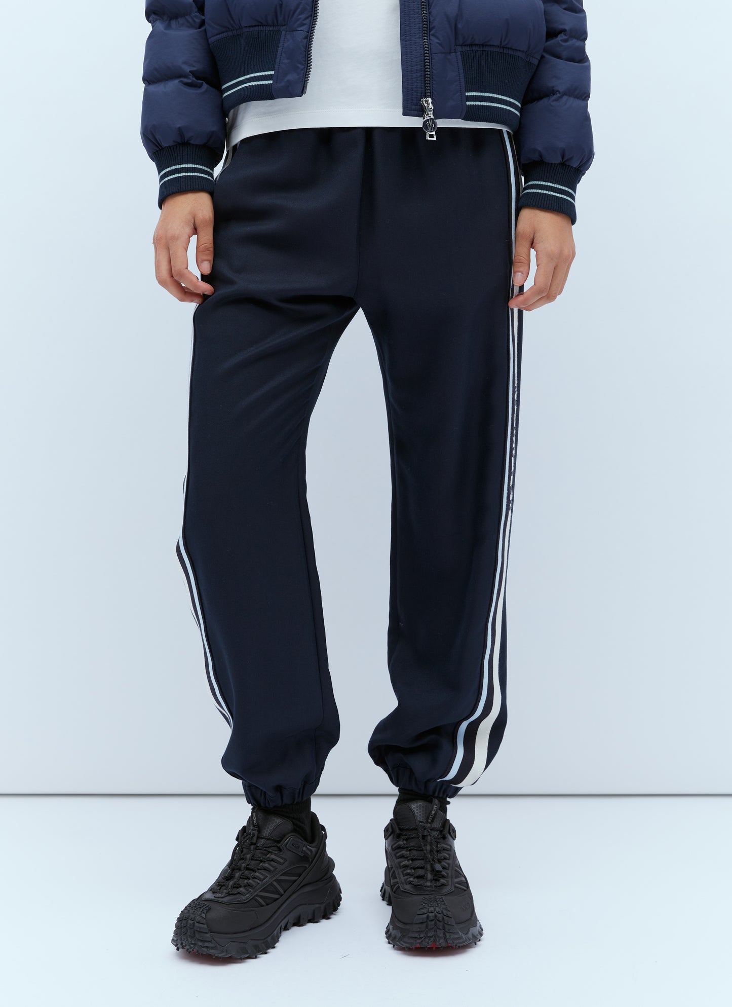 Moncler Women Logo Embroidery Track Pants MONCLER