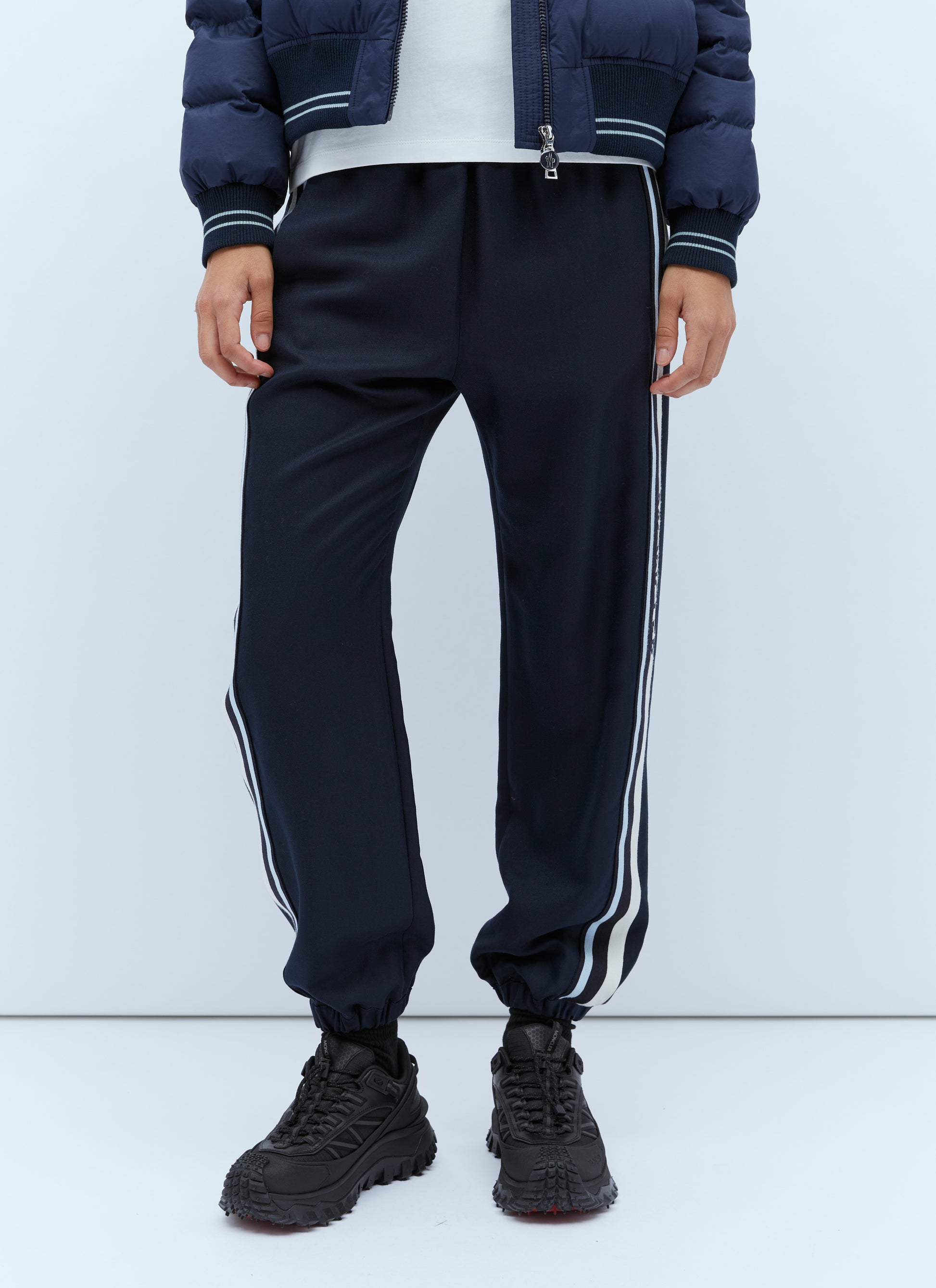 Moncler Women Logo Embroidery Track Pants MONCLER