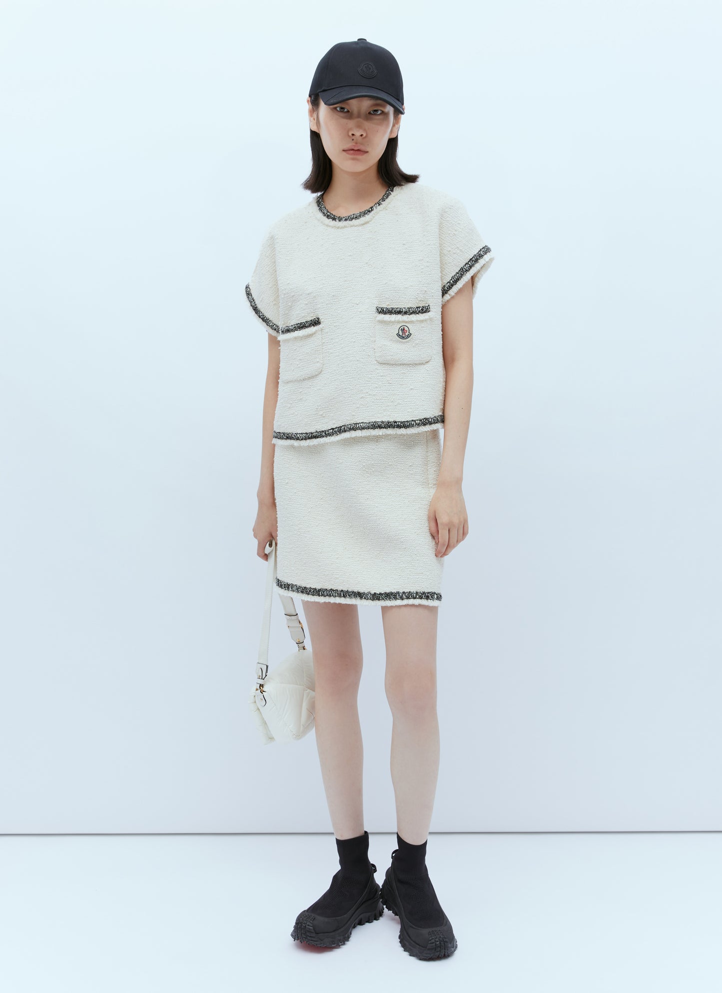 Moncler Women Tweed Mini Skirt MONCLER