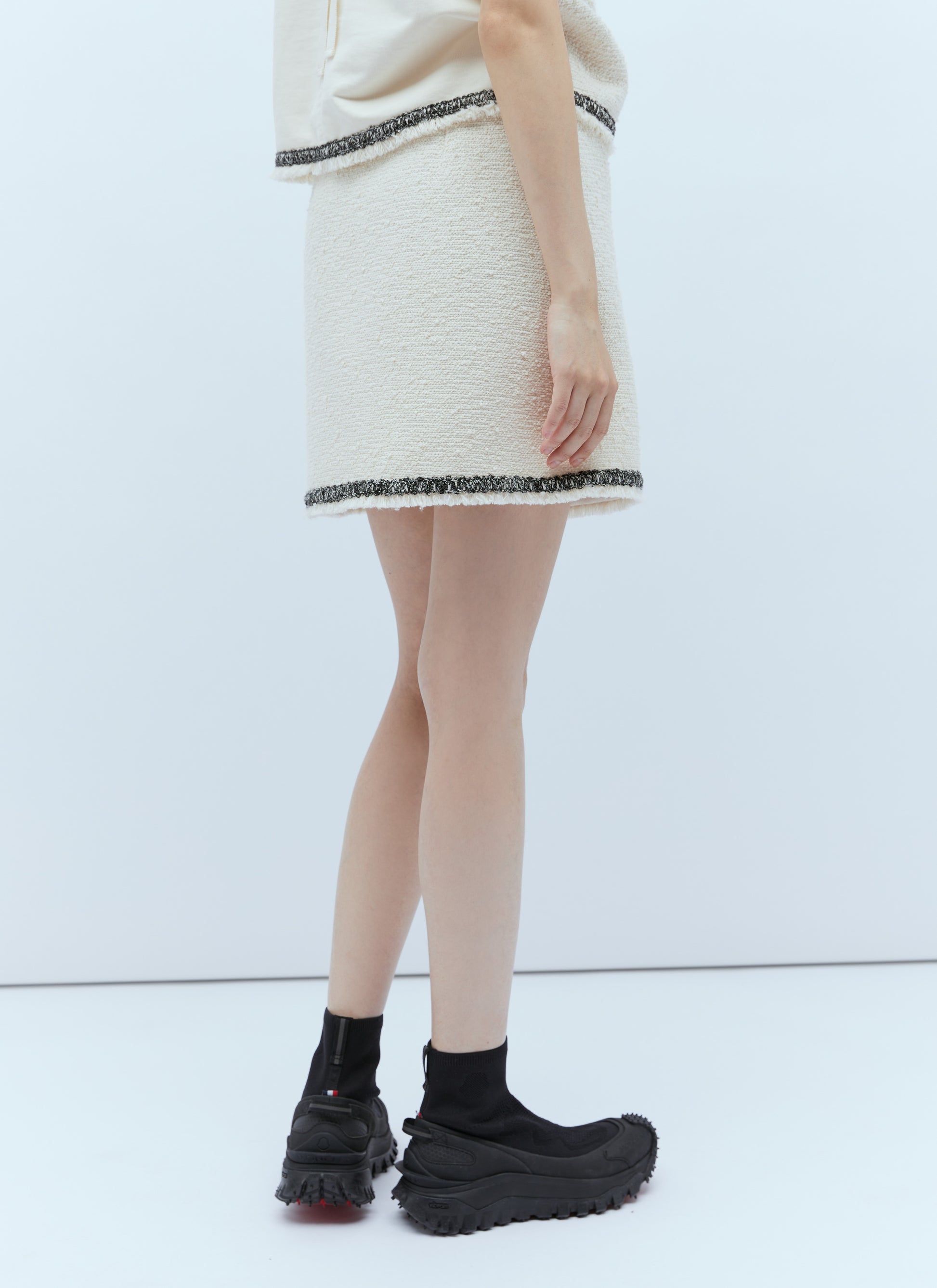 Moncler Women Tweed Mini Skirt MONCLER