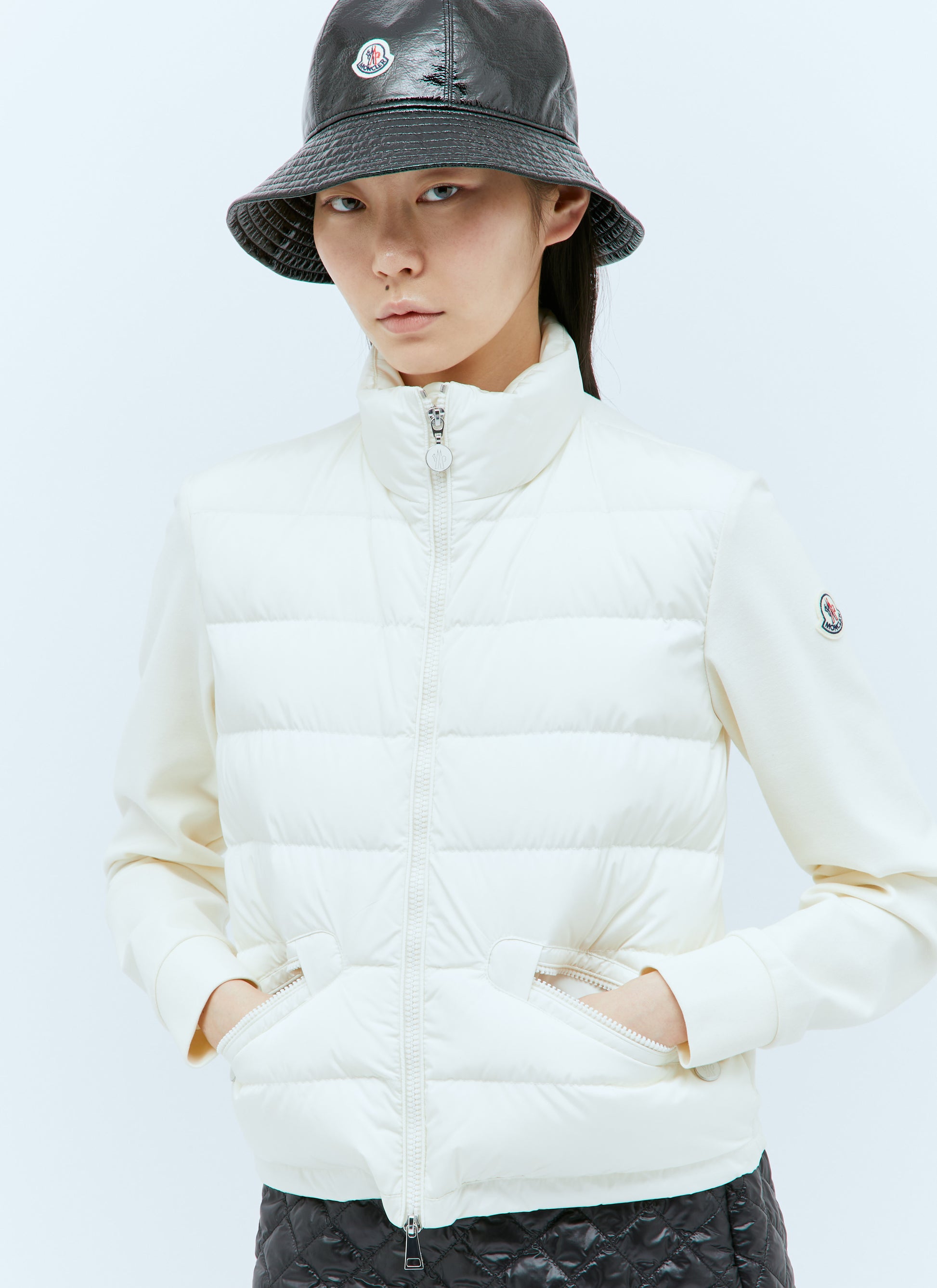 Moncler Women Logo Patch Bucket Hat MONCLER