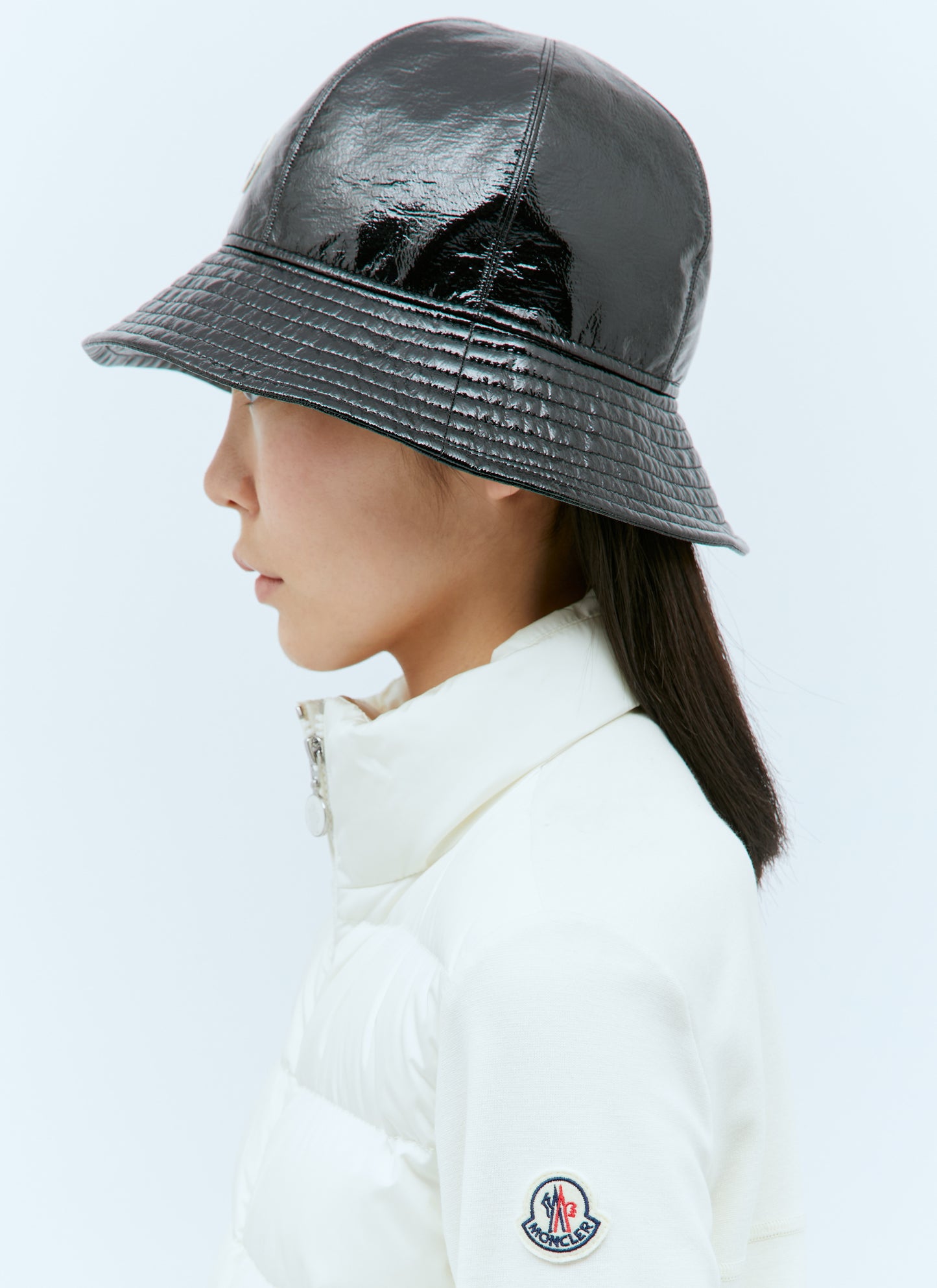 Moncler Women Logo Patch Bucket Hat MONCLER