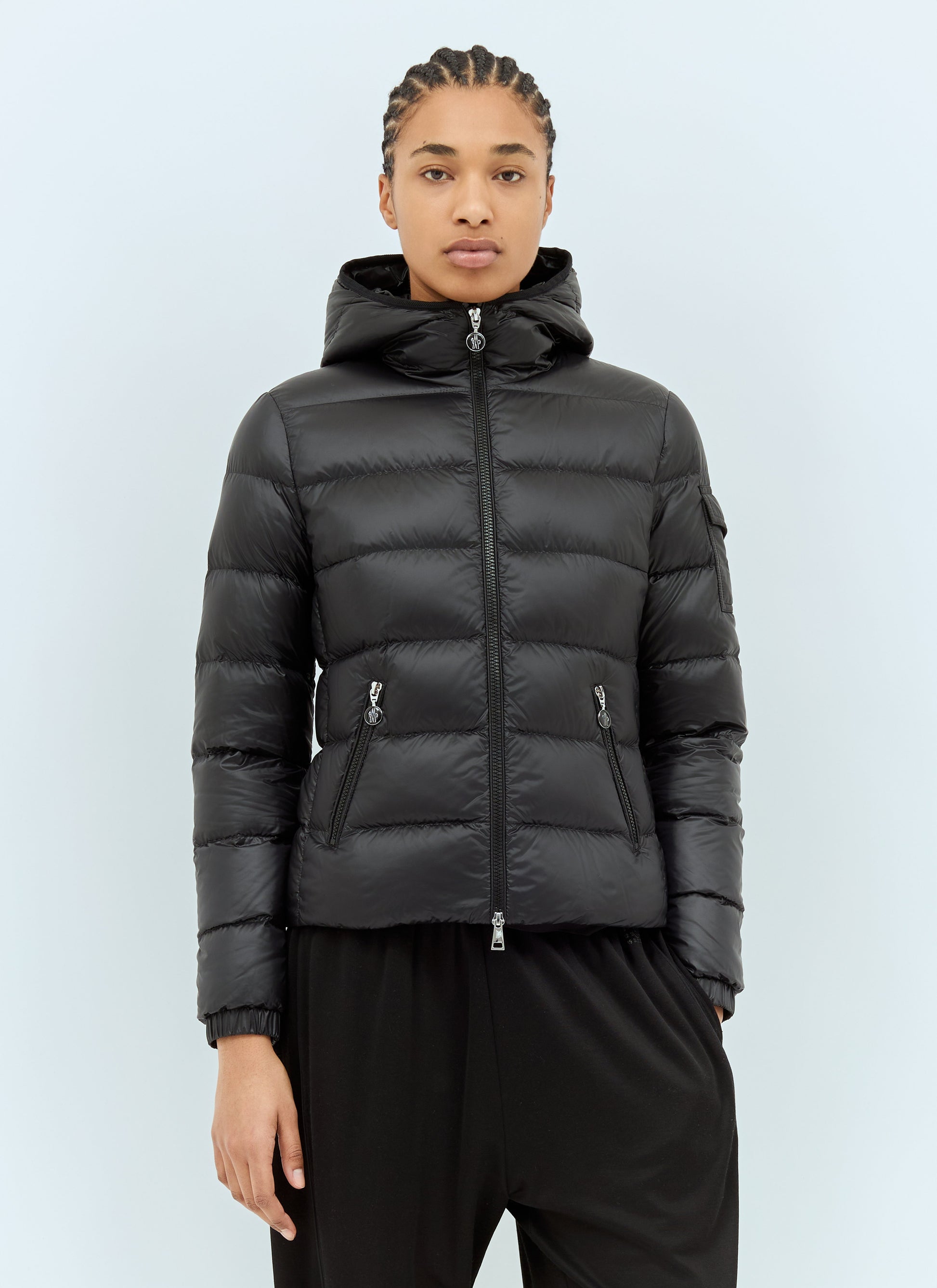 Moncler Women Gles Hooded Short Down Jacket MONCLER