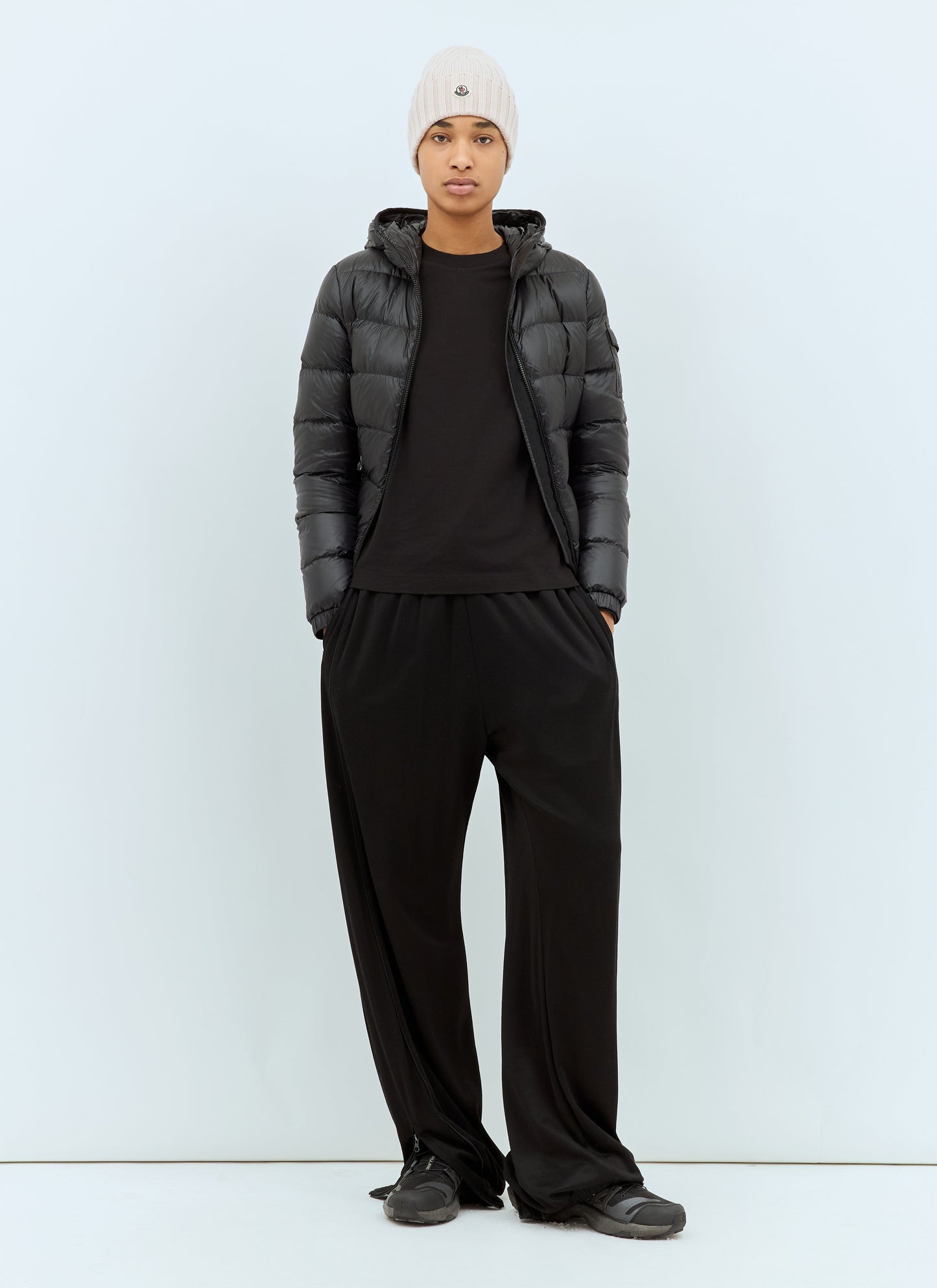 Moncler Women Gles Hooded Short Down Jacket MONCLER