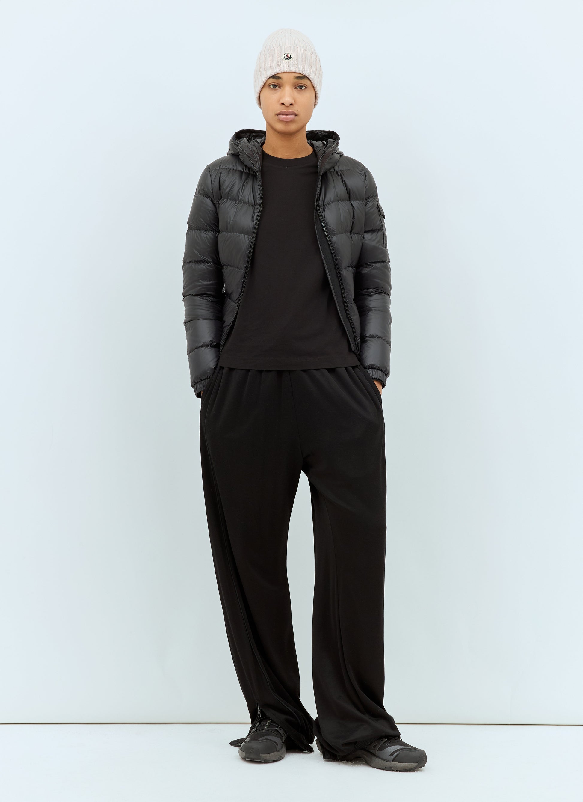 Moncler Women Gles Hooded Short Down Jacket MONCLER