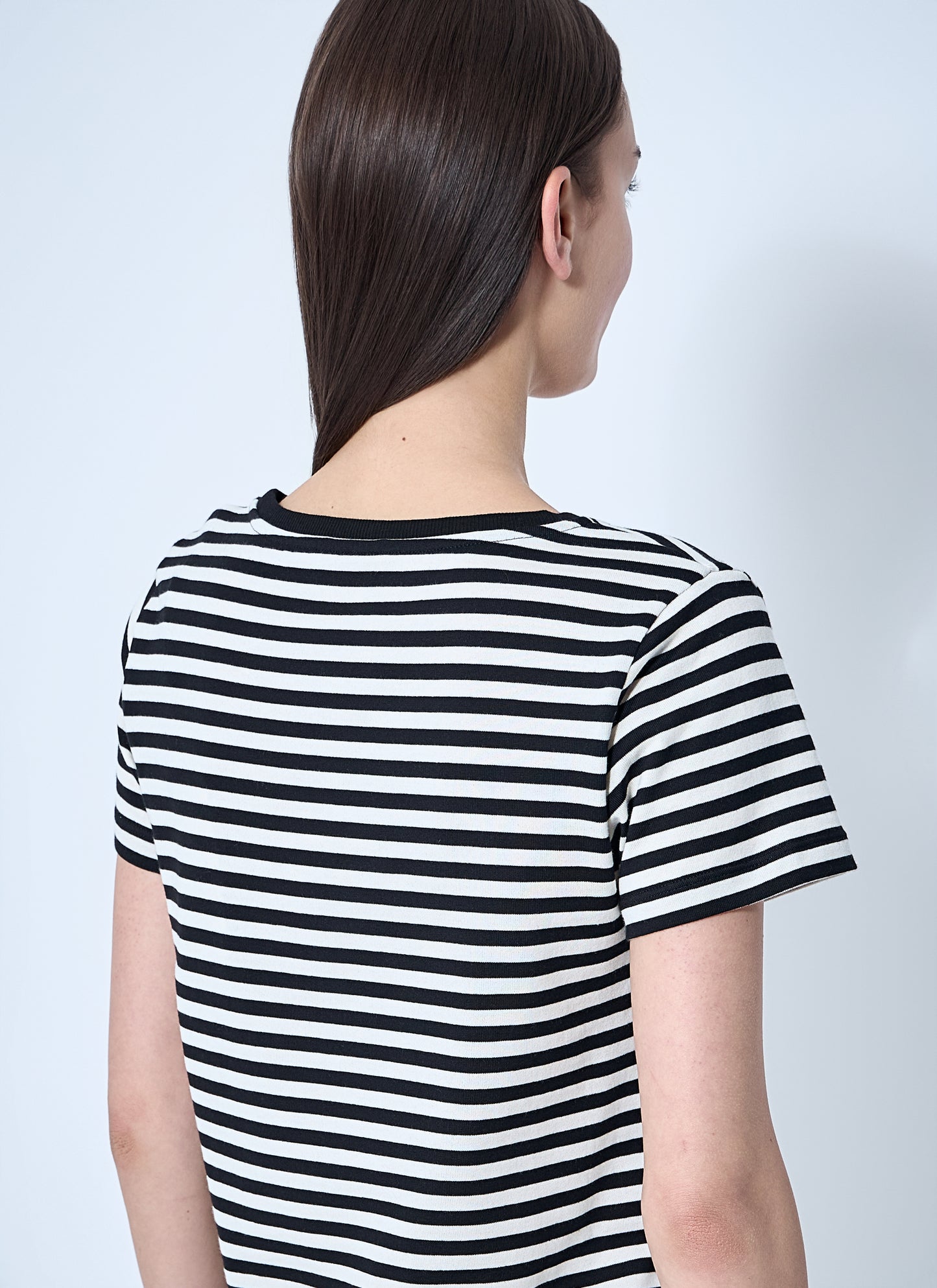 Moncler Women Striped Logo Motif T-Shirt MONCLER
