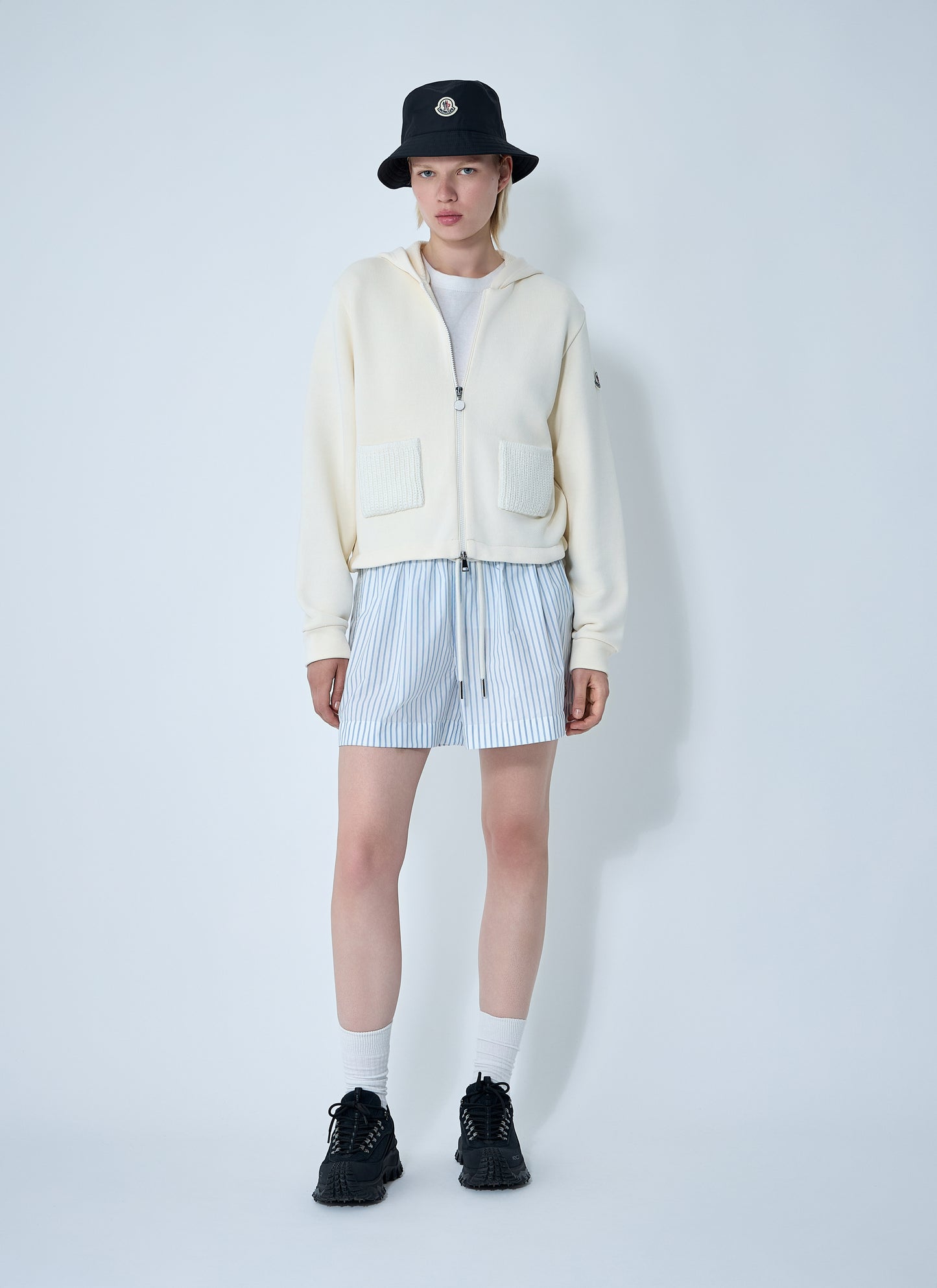 Moncler Women Striped Shorts MONCLER