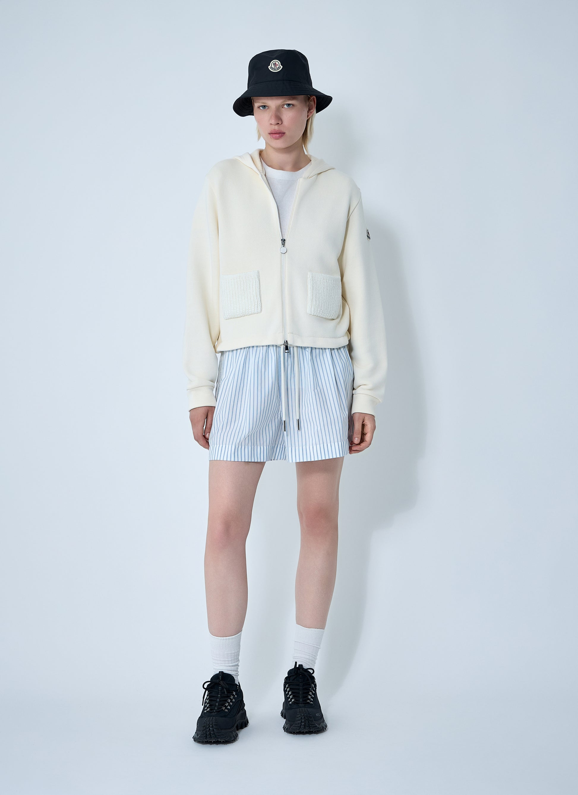 Moncler Women Striped Shorts MONCLER