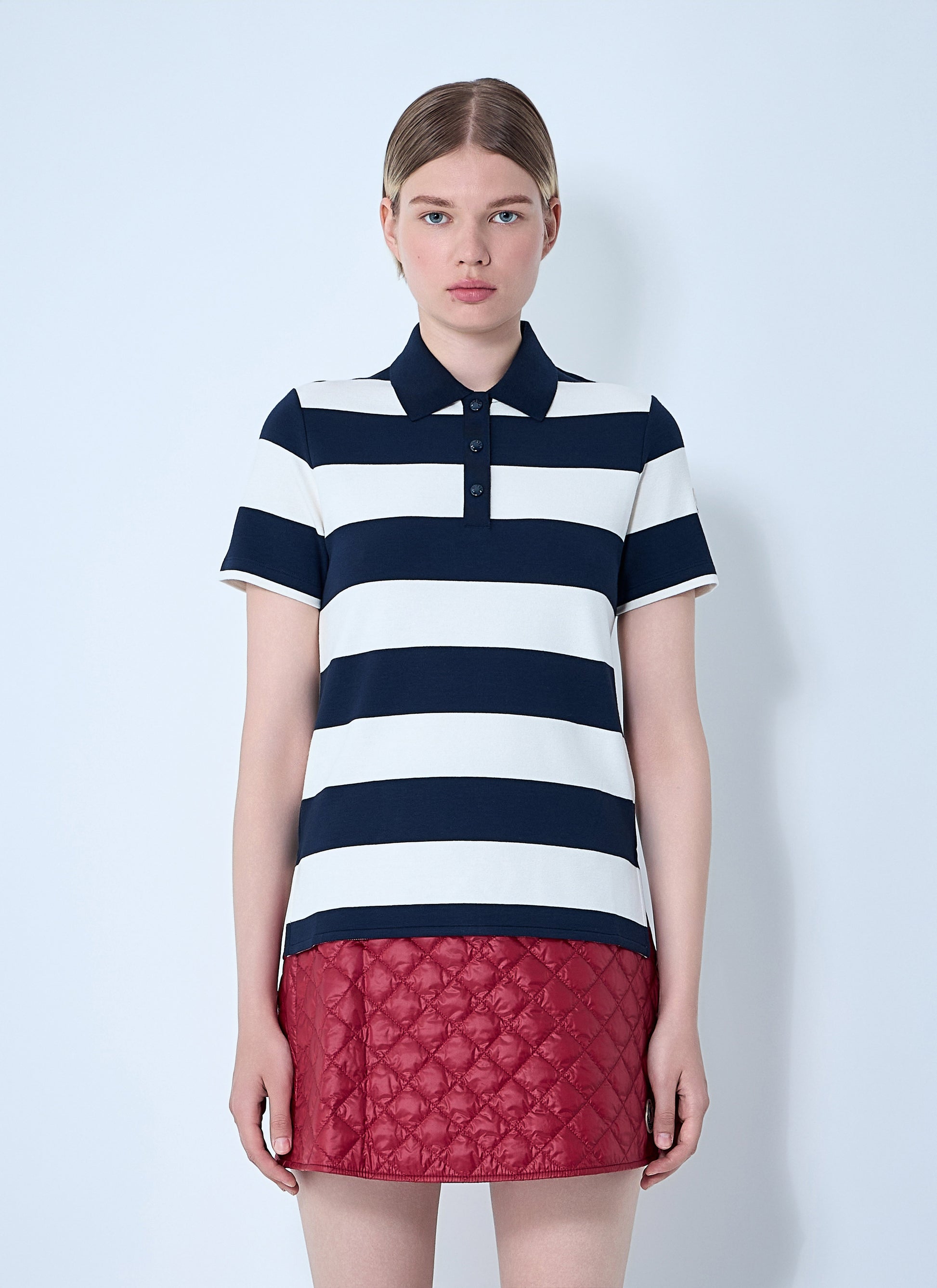 Moncler Women Striped Polo Shirt MONCLER