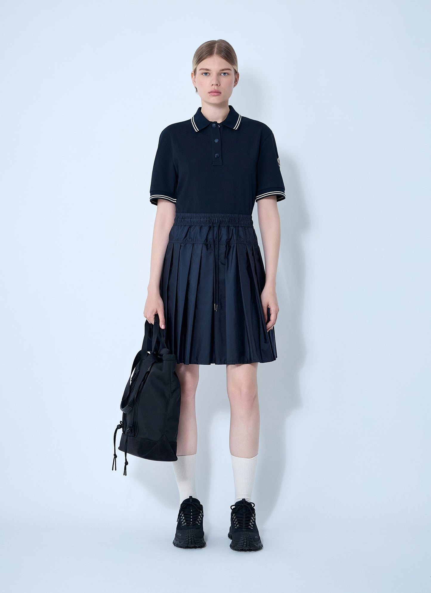 Moncler Women Piquet Polo Shirt Dress MONCLER