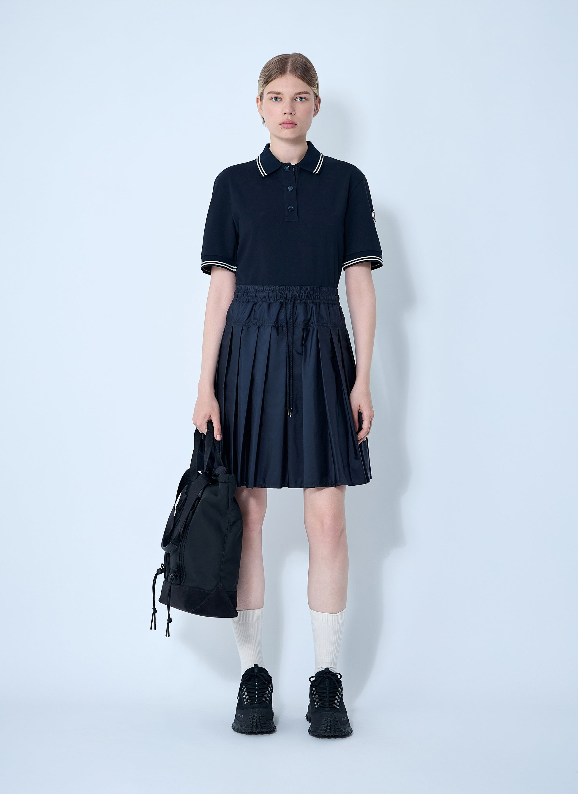 Moncler Women Piquet Polo Shirt Dress MONCLER