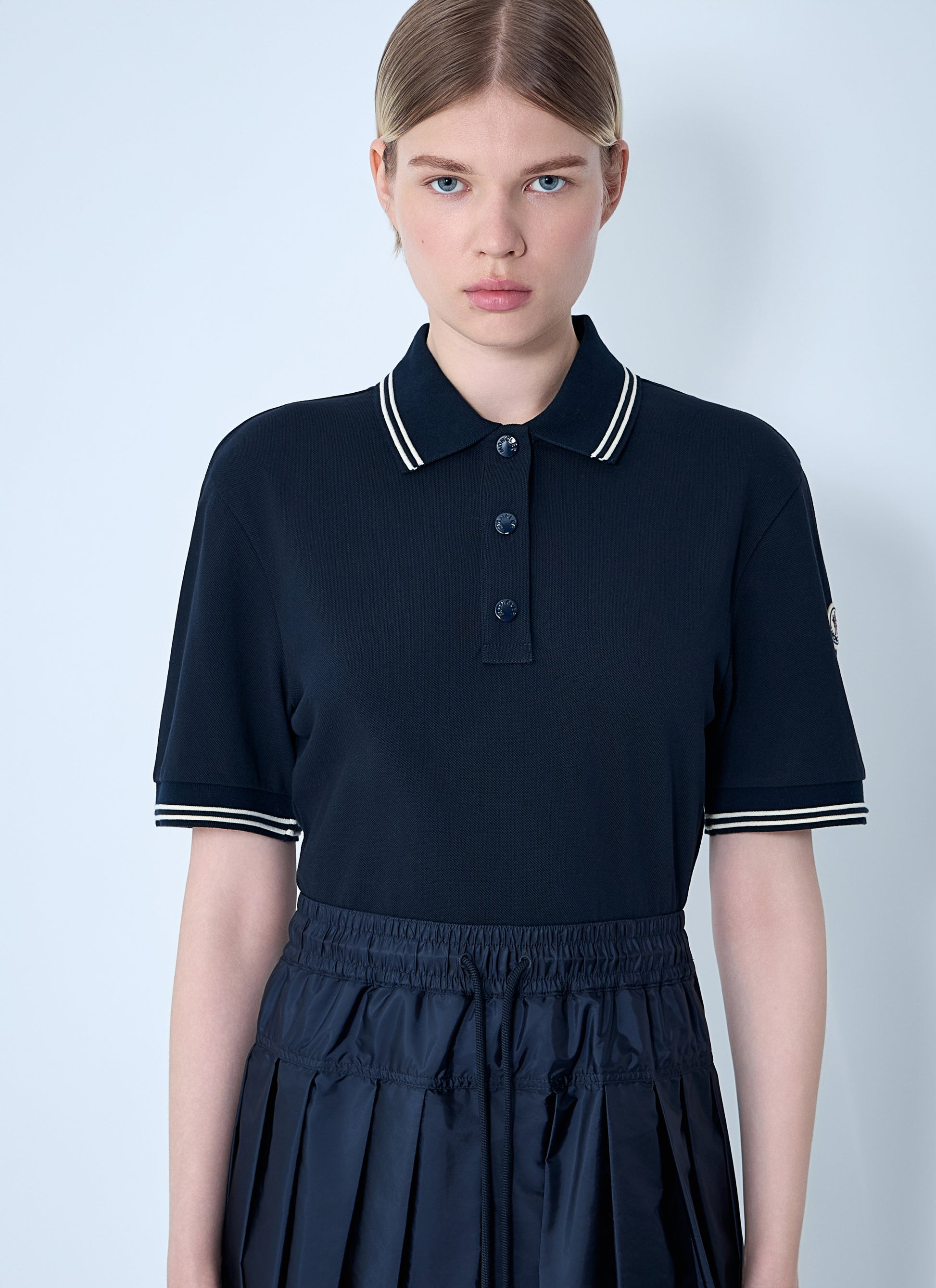 Moncler Women Piquet Polo Shirt Dress MONCLER