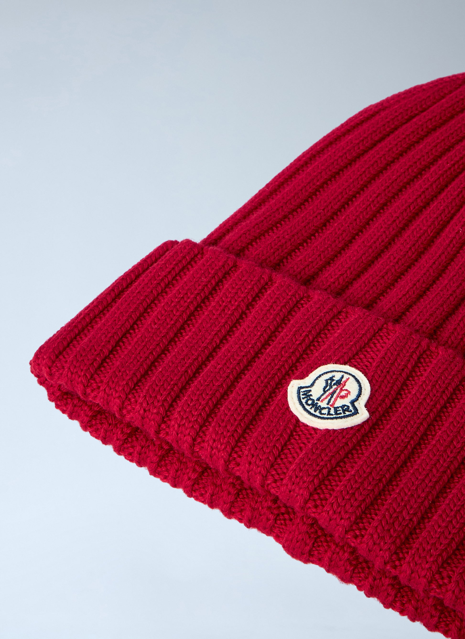 Moncler Women Logo Motif Beanie Hat MONCLER