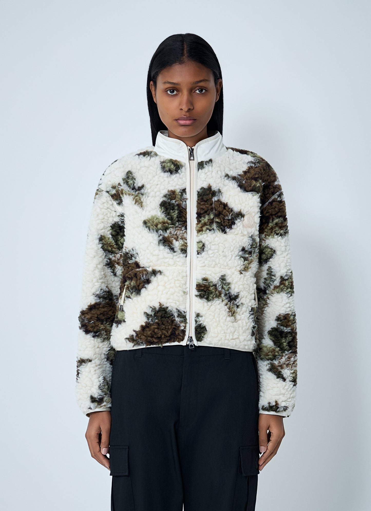 Moncler Women Textured Zip-Up Jacket MONCLER