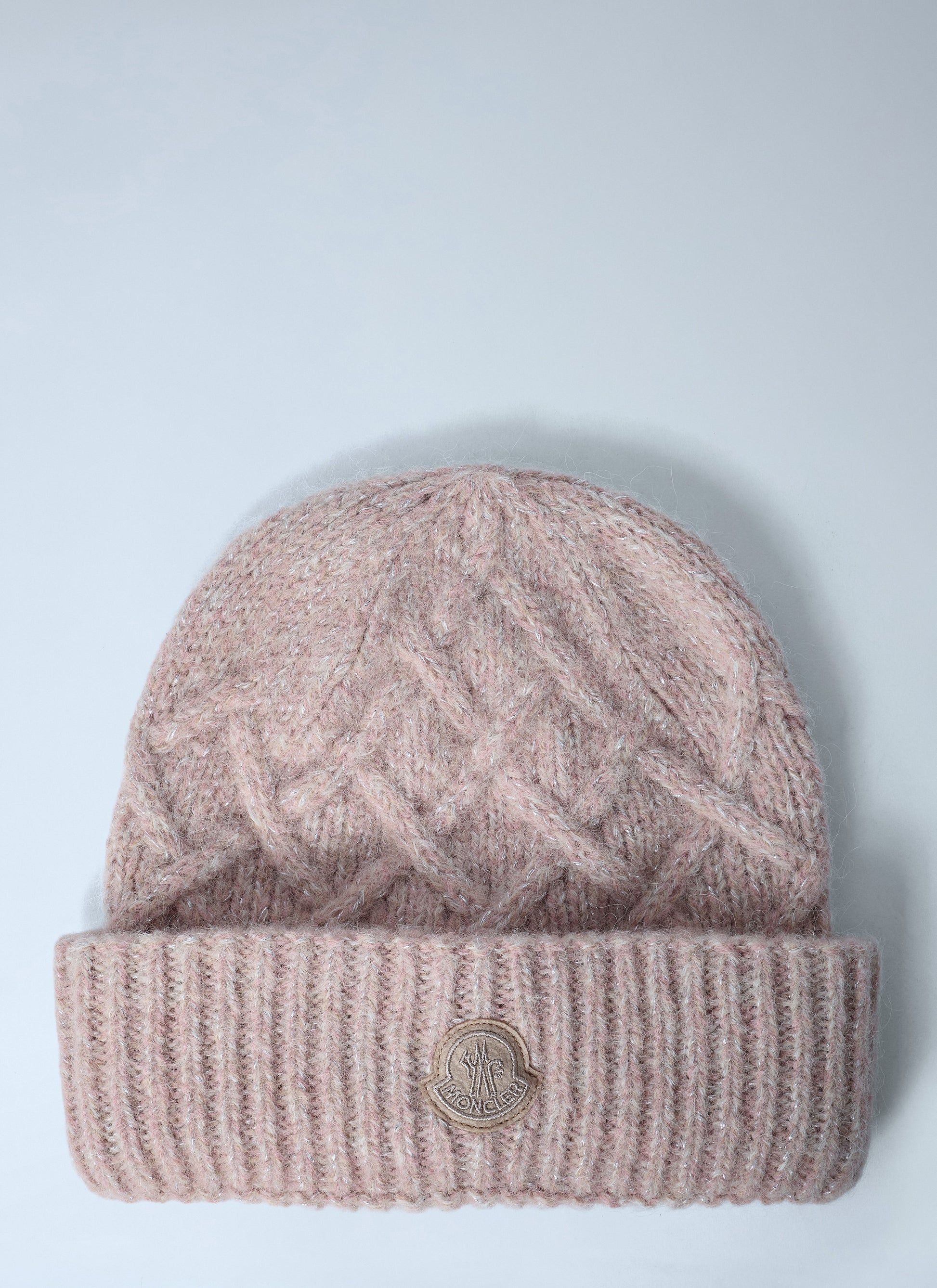 Moncler Women Logo Motif Beanie Hat MONCLER